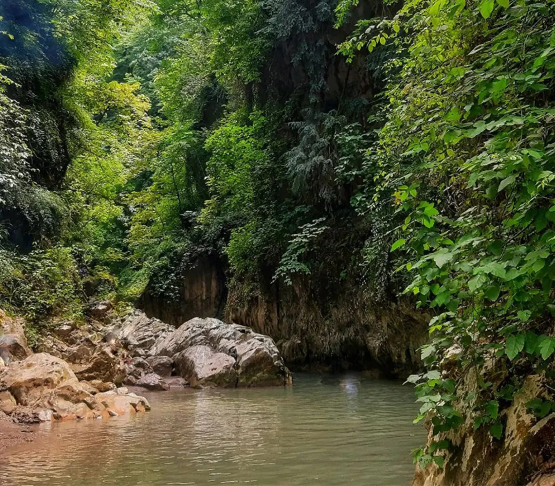 طبیعت بهاری تنگه خیرود نوشهر