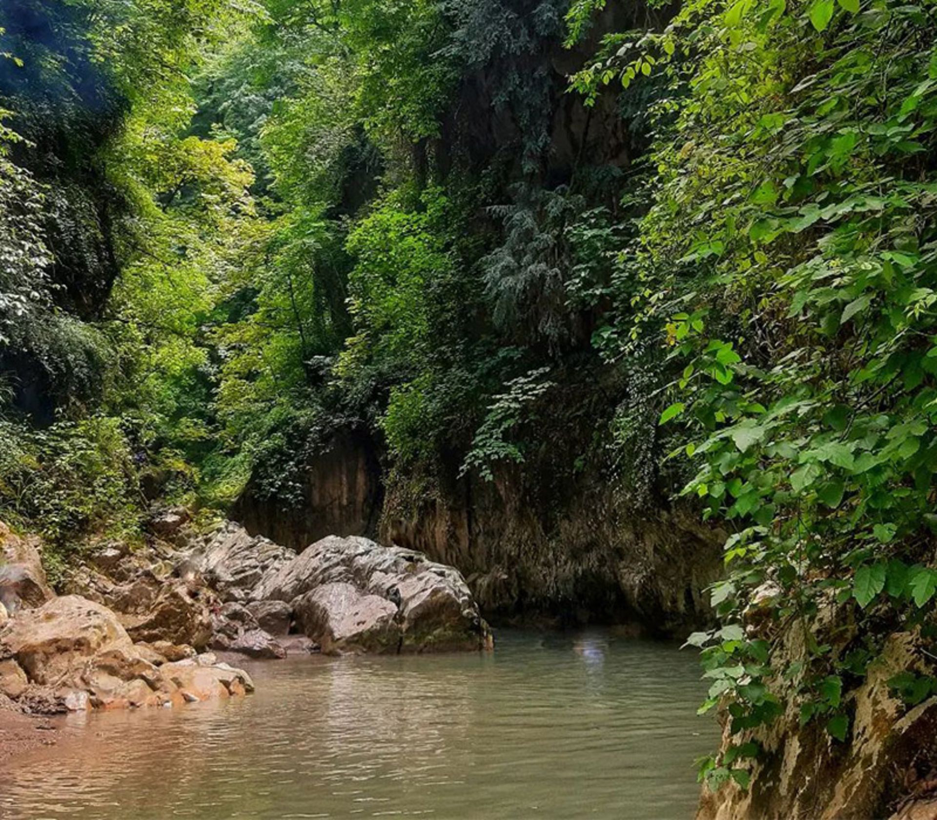 طبیعت بهاری تنگه خیرود نوشهر