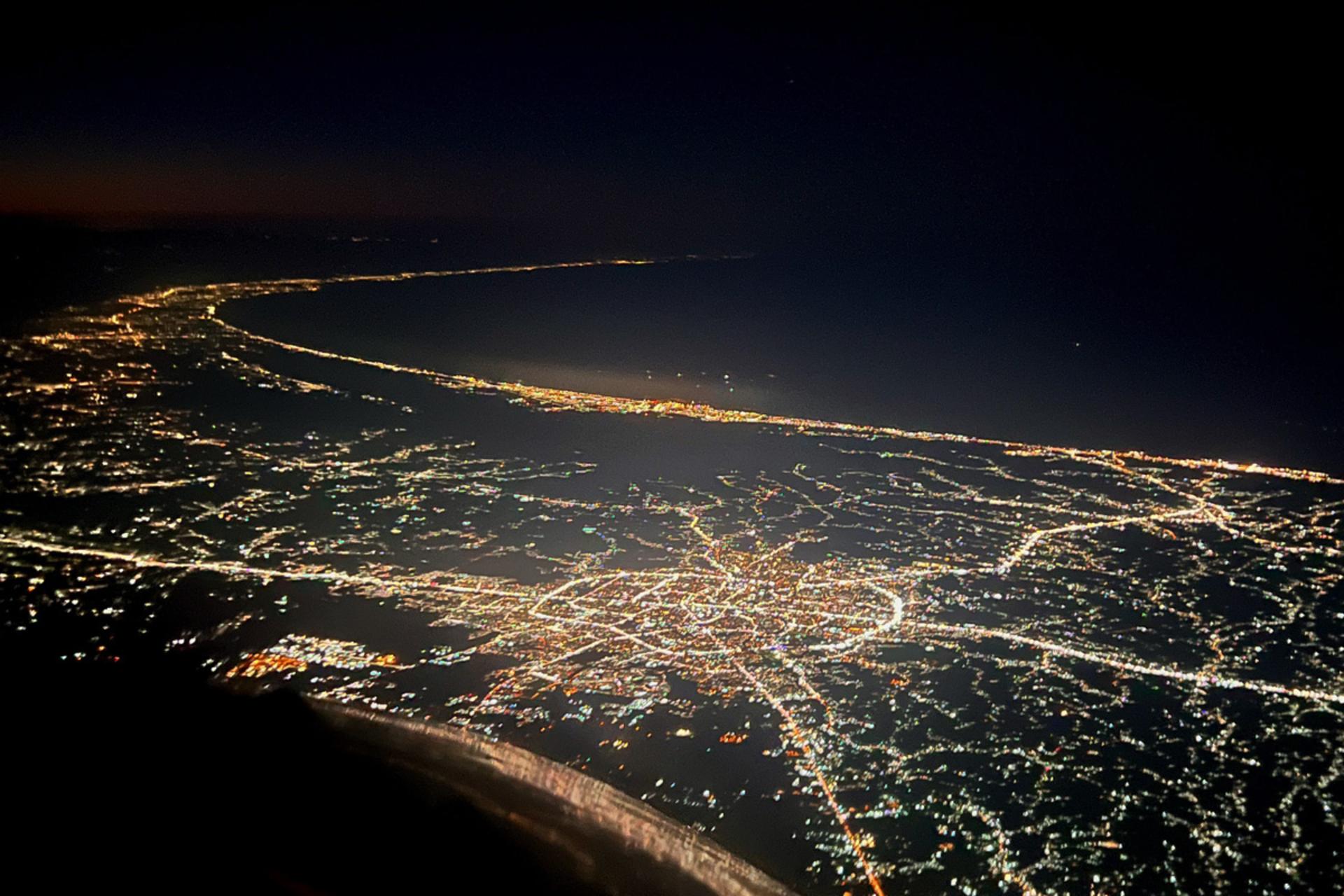 عکس هوایی از رشت