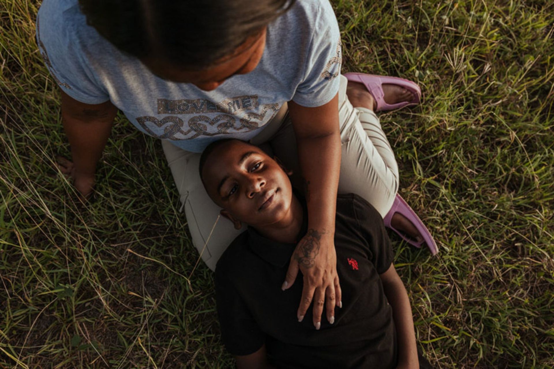 مادر و پسر مهاجر اهل ونزوئلا در آمریکا