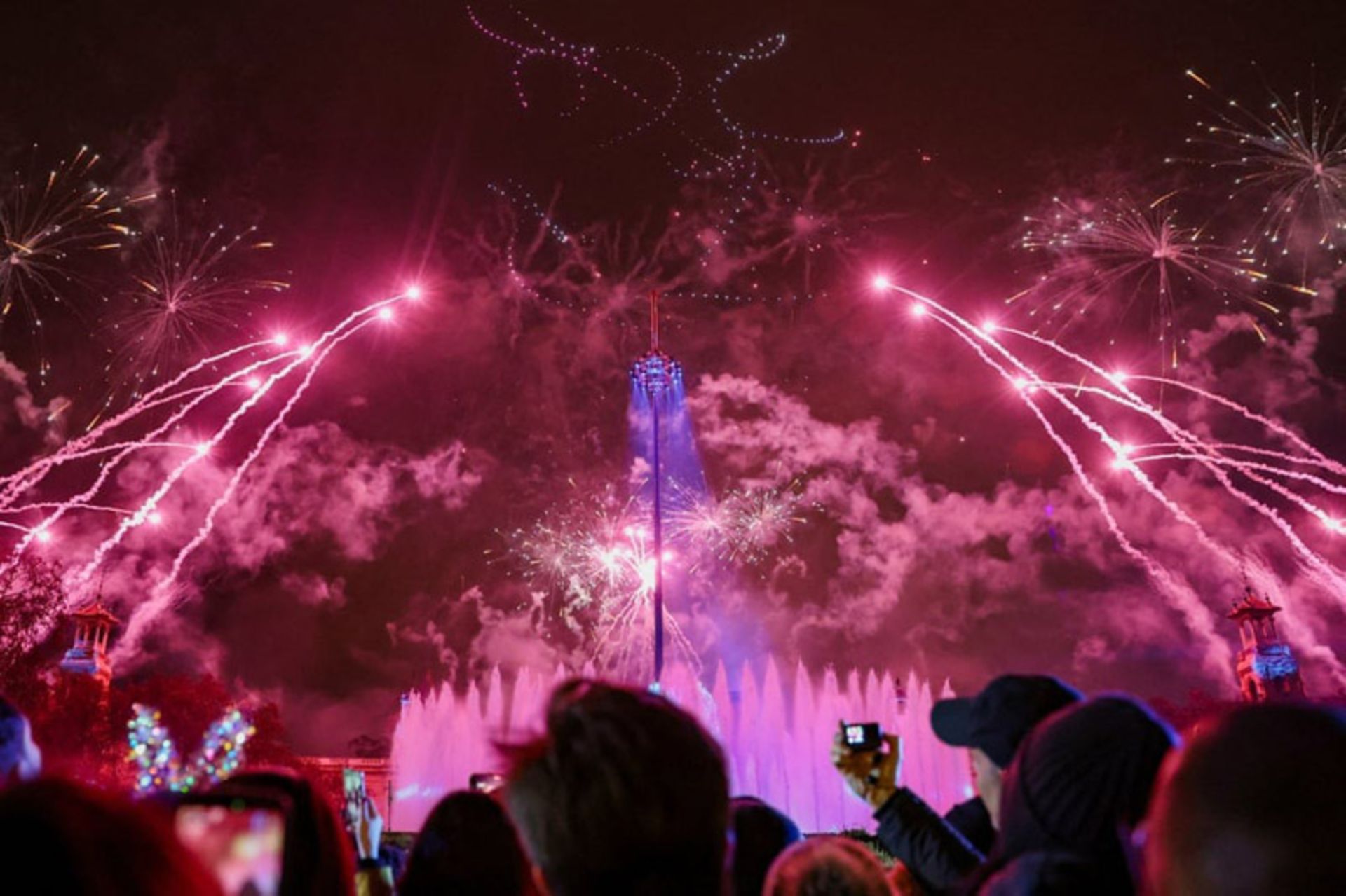 آتش بازی بارسلونا در آغاز سال نوی میلادی ۲۰۲۶