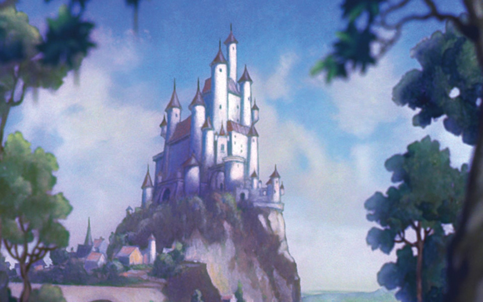 قلعه سفید برفی در انیمیشن دیزنی