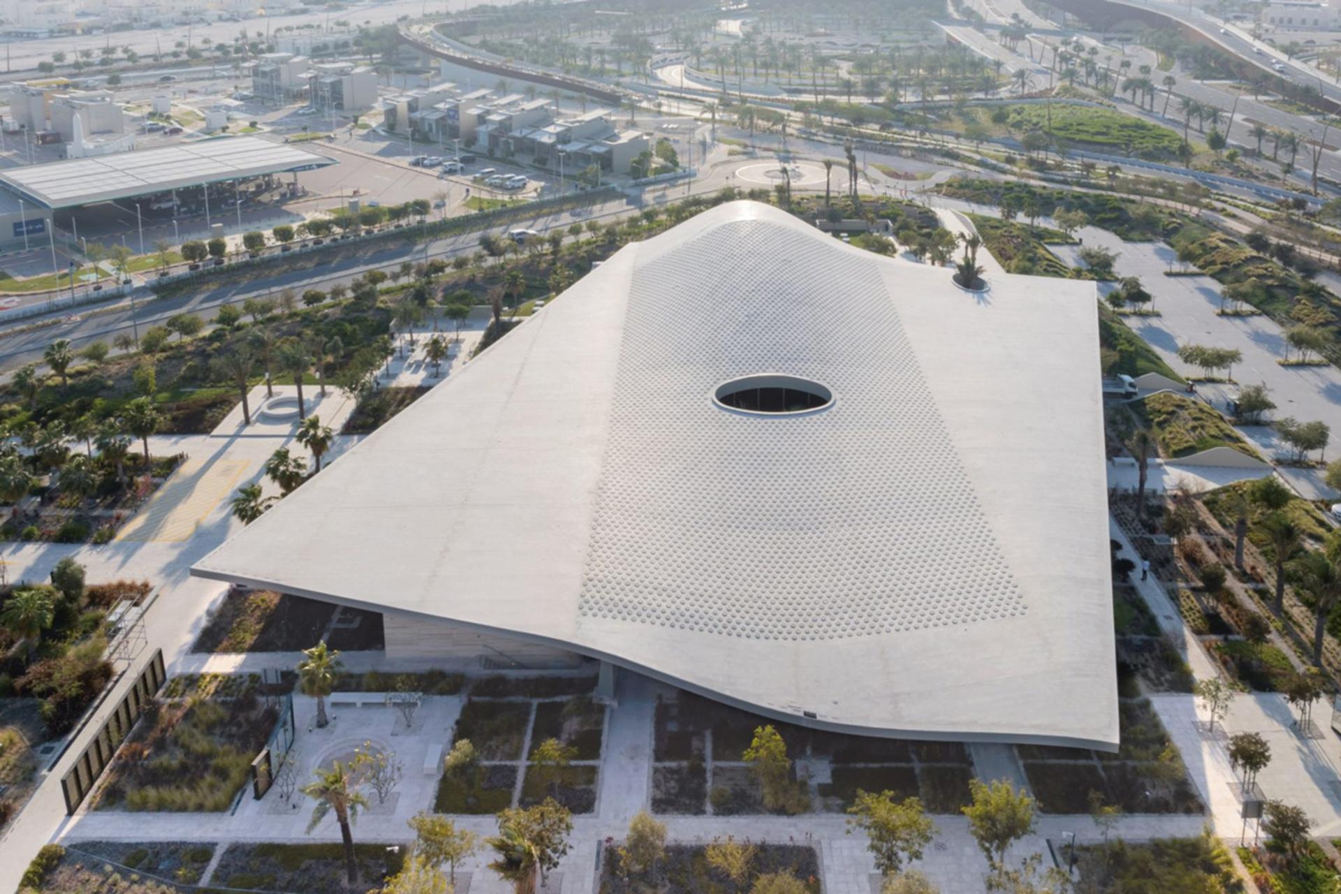 عکس‌ هوایی از مسجد مجادله دوحه