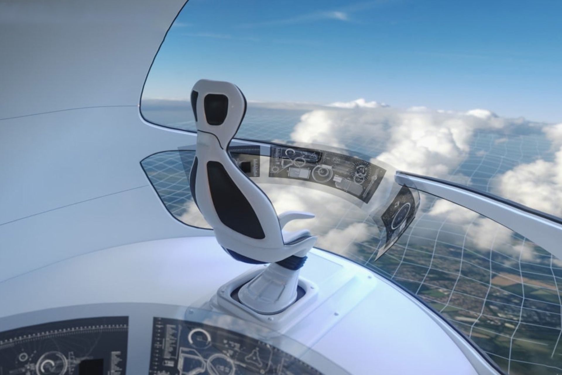 کابین شفاف خلبان