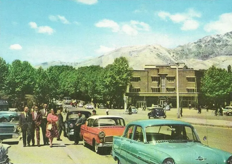 عکس قدیمی میدان تجریش