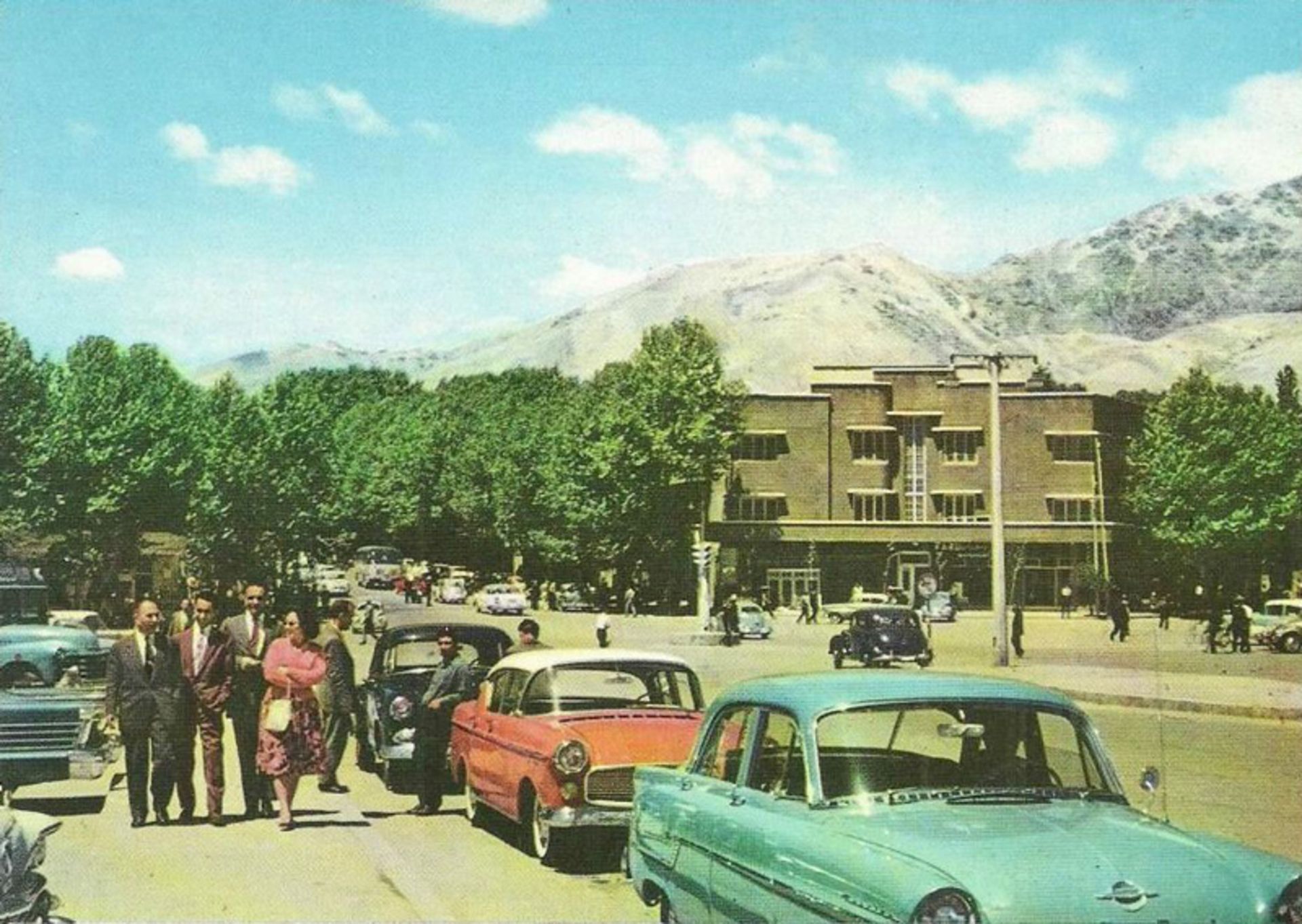 عکس قدیمی میدان تجریش