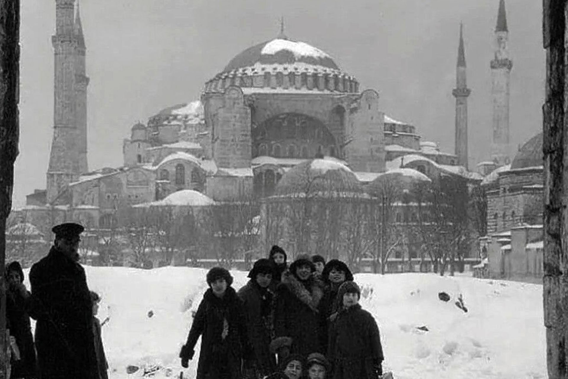 عکس تاریخی مسجد ایاصوفیه