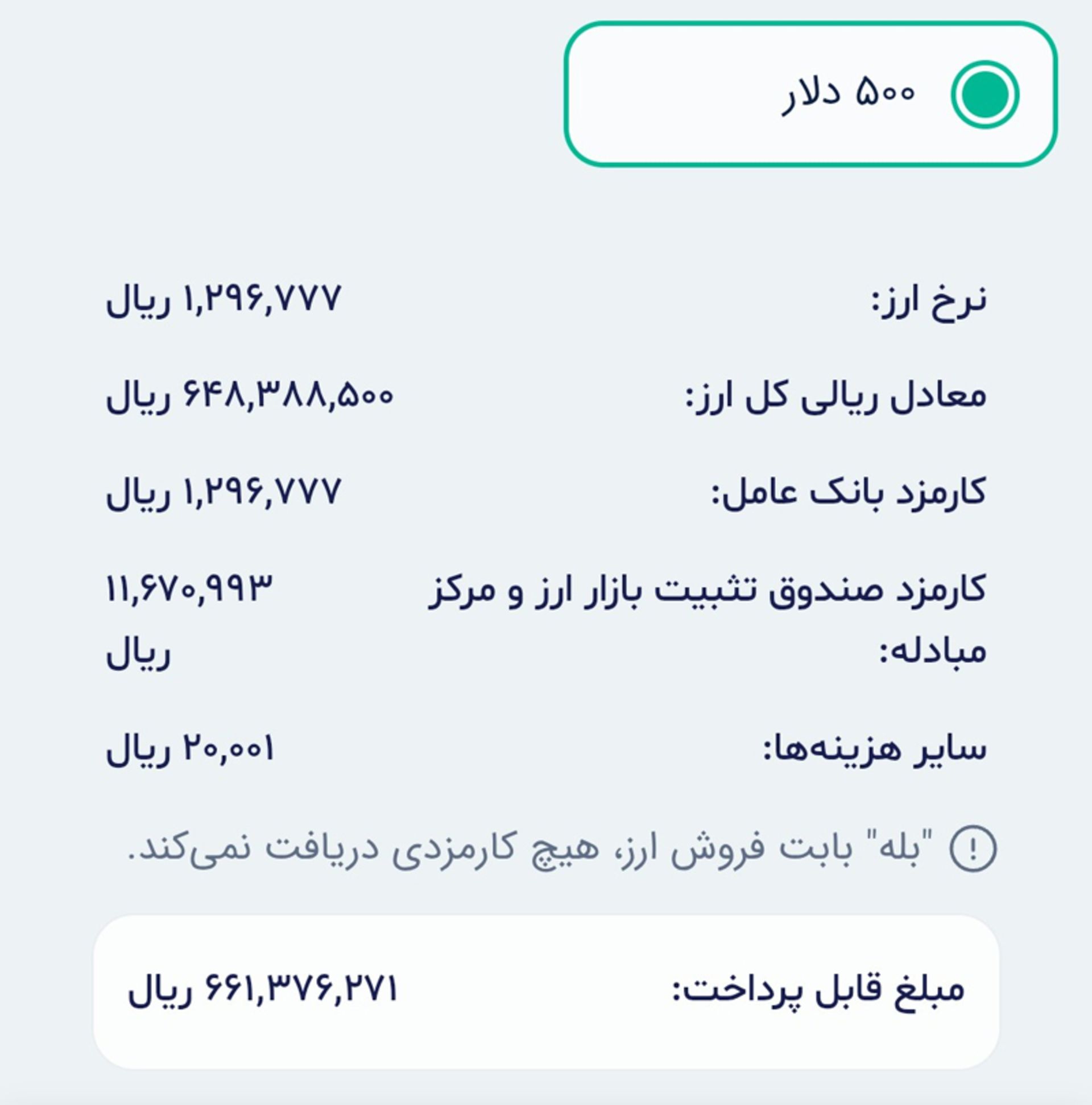 نرخ ارز مسافرتی 