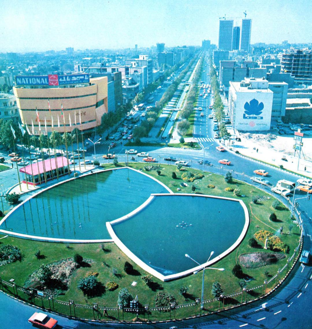 عکس تاریخی میدان ولیعصر تهران