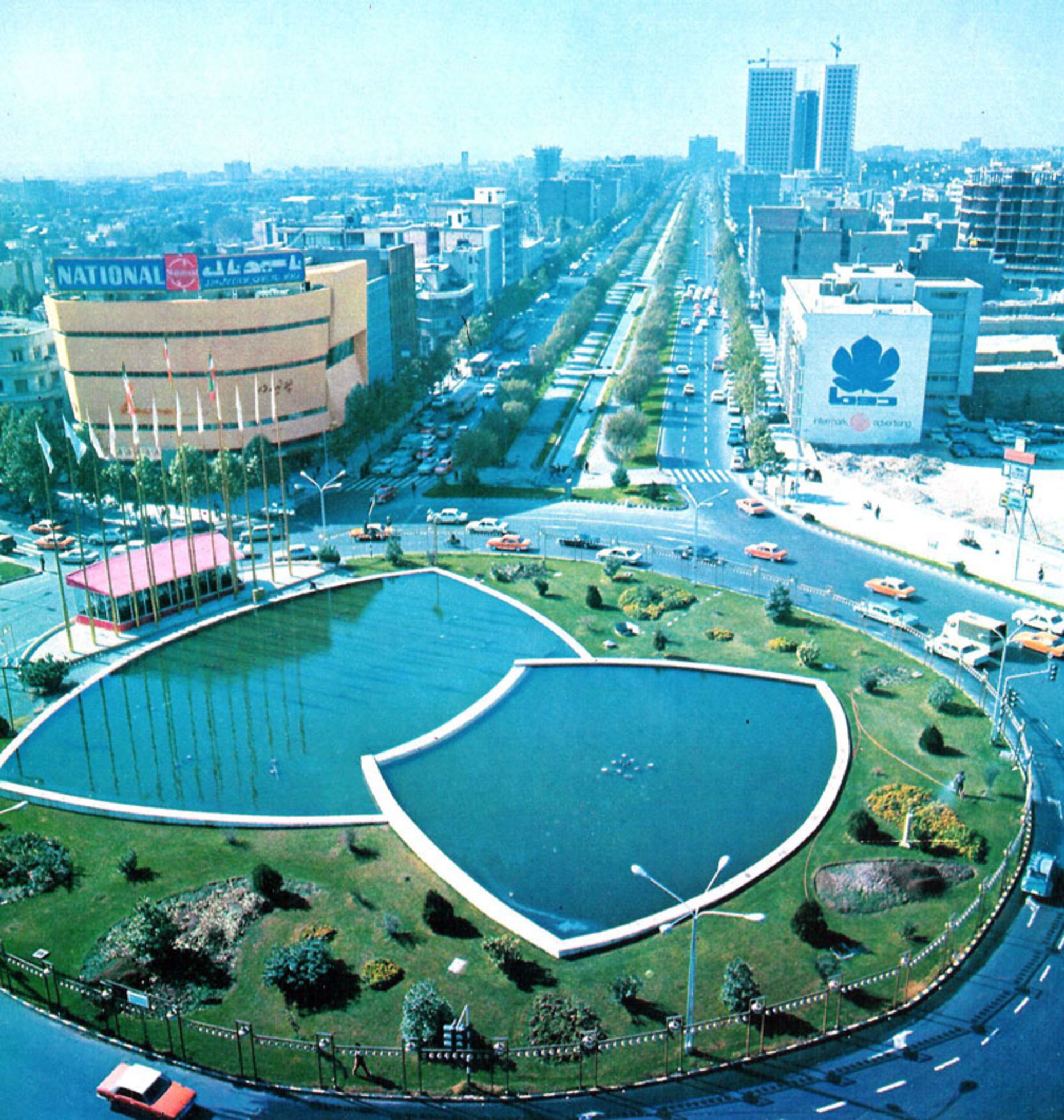 عکس تاریخی میدان ولیعصر تهران