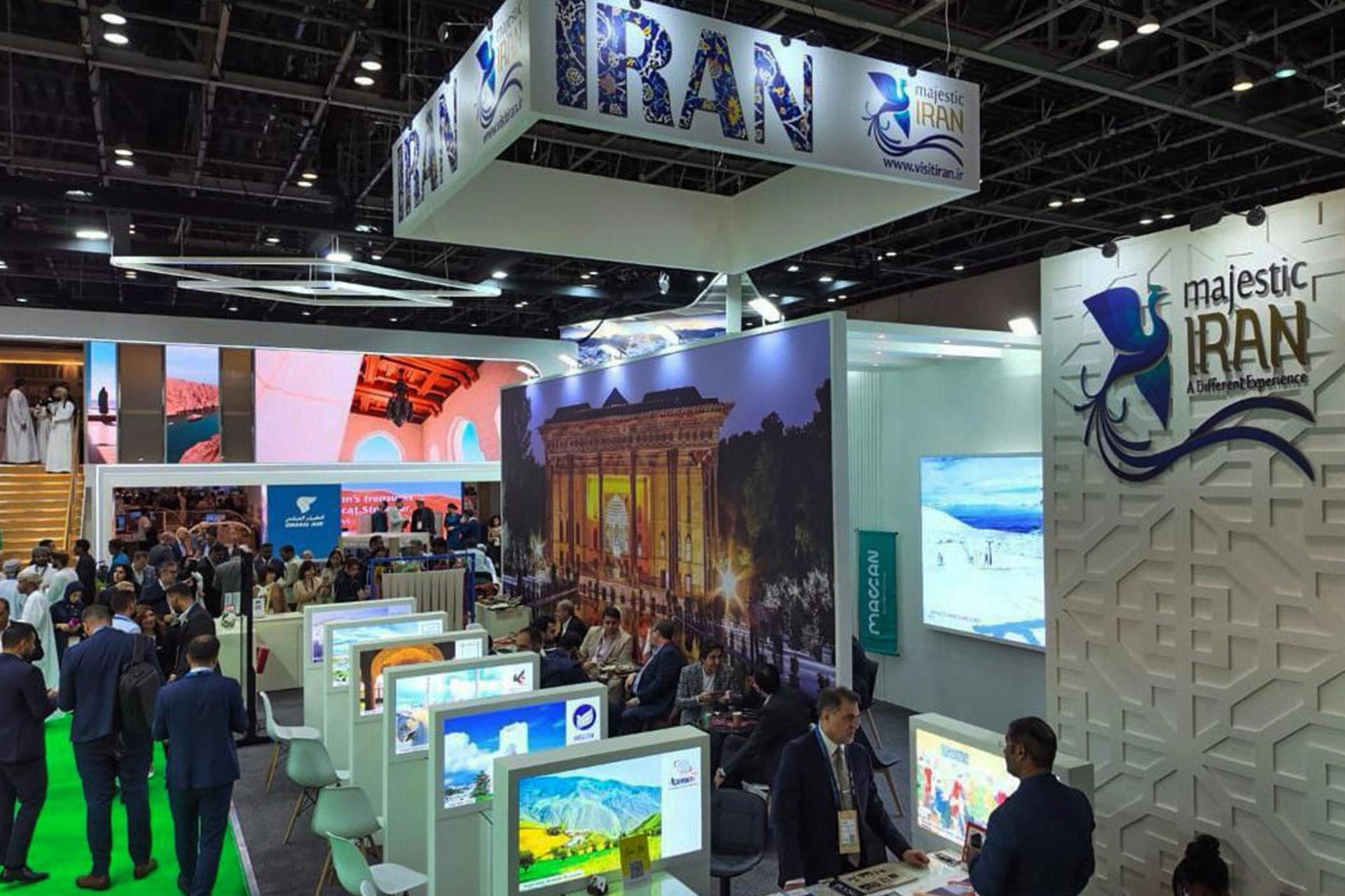 غرفه ایران در نمایشگاه گردشگری دبی