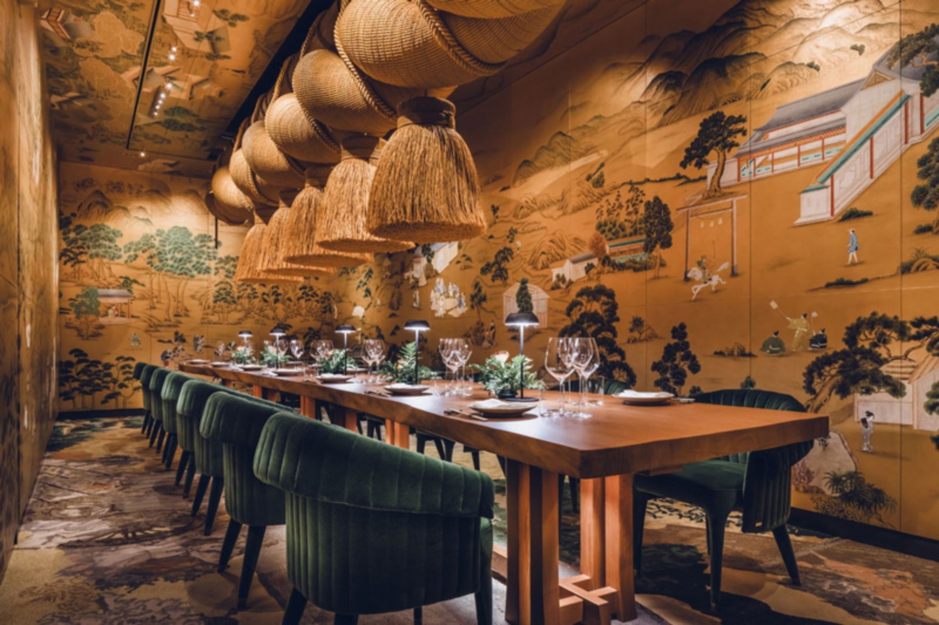 سالن اختصاصی رستوران استرافایر در ابوظبی