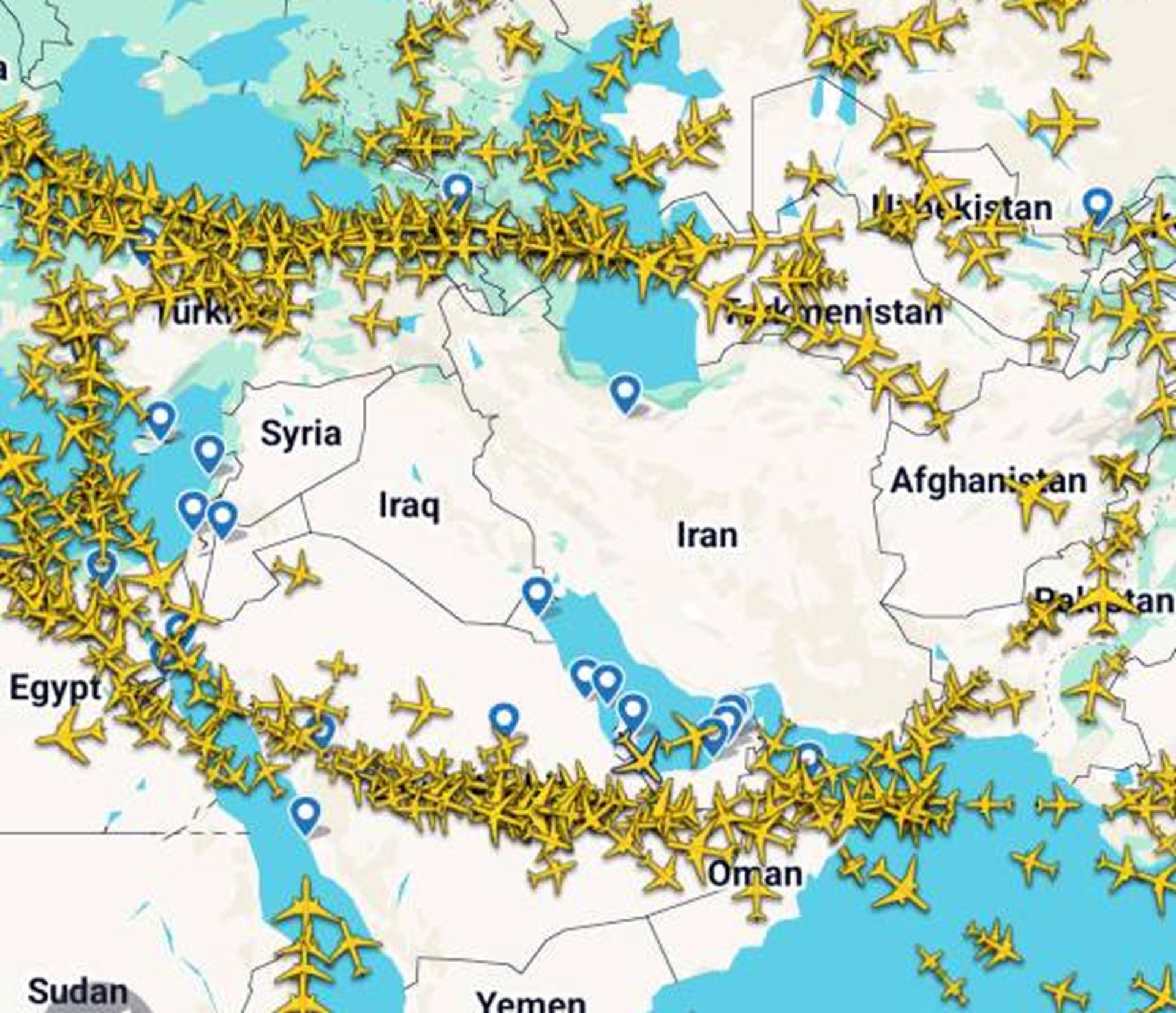 ترافیک هوایی ایران