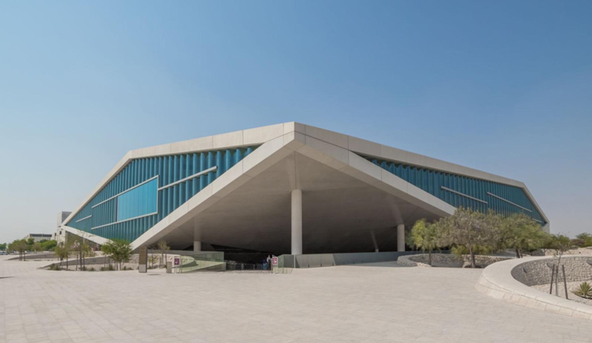 سازه مدرن کتابخانه ملی قطر
