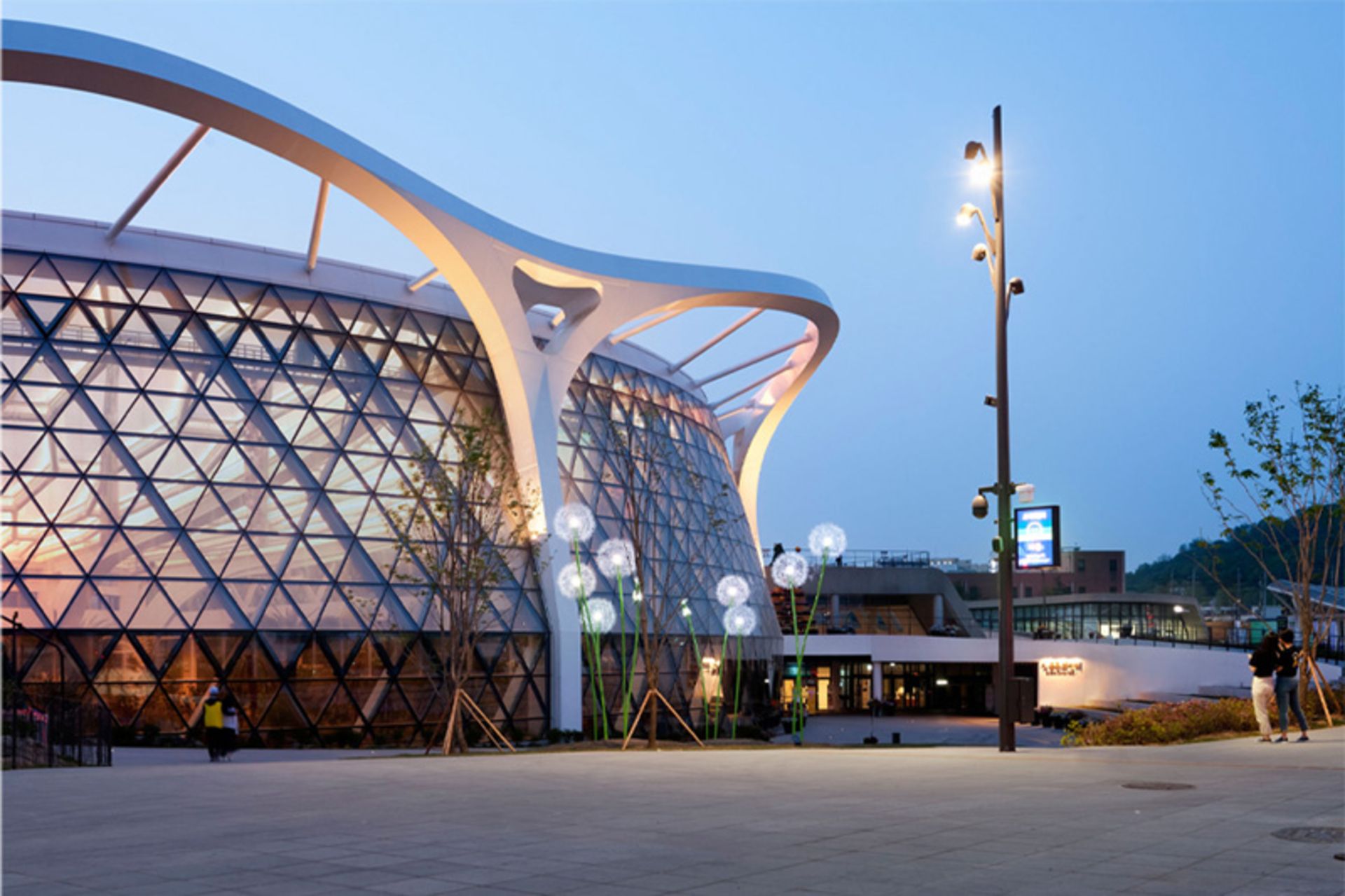 ورودی ساختمان باغ گیاه‌شناسی سئول