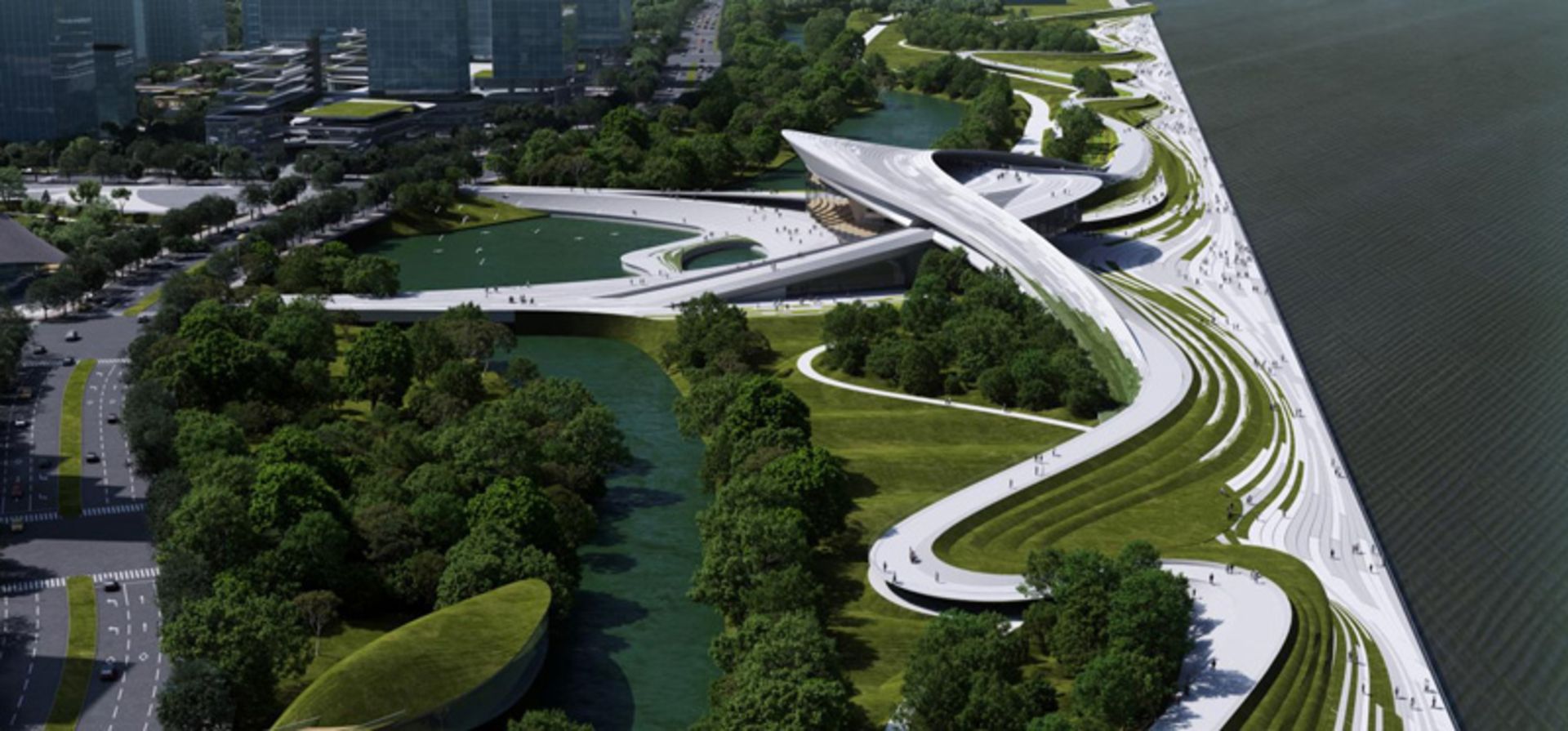 فضای سبز موزه هنر خلیج چیانتانگ