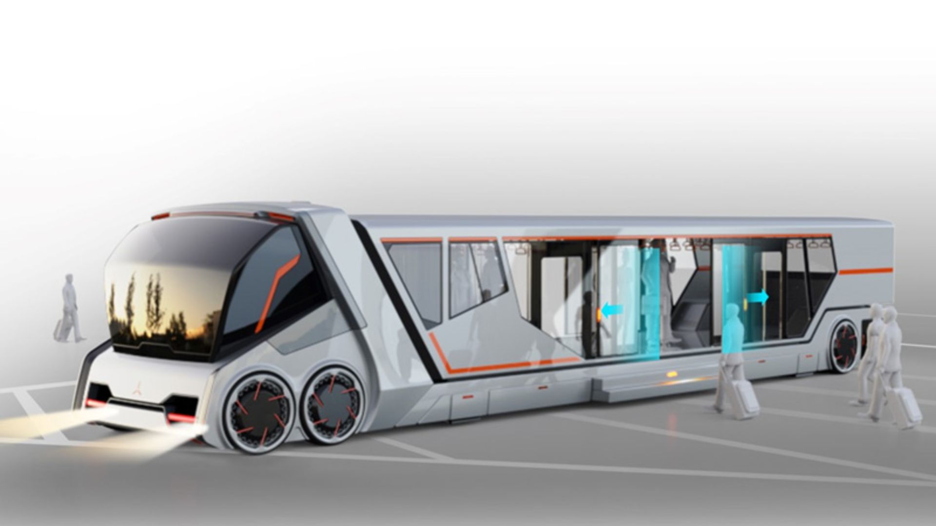 اتوبوس ایکس‌فری در فرودگاه