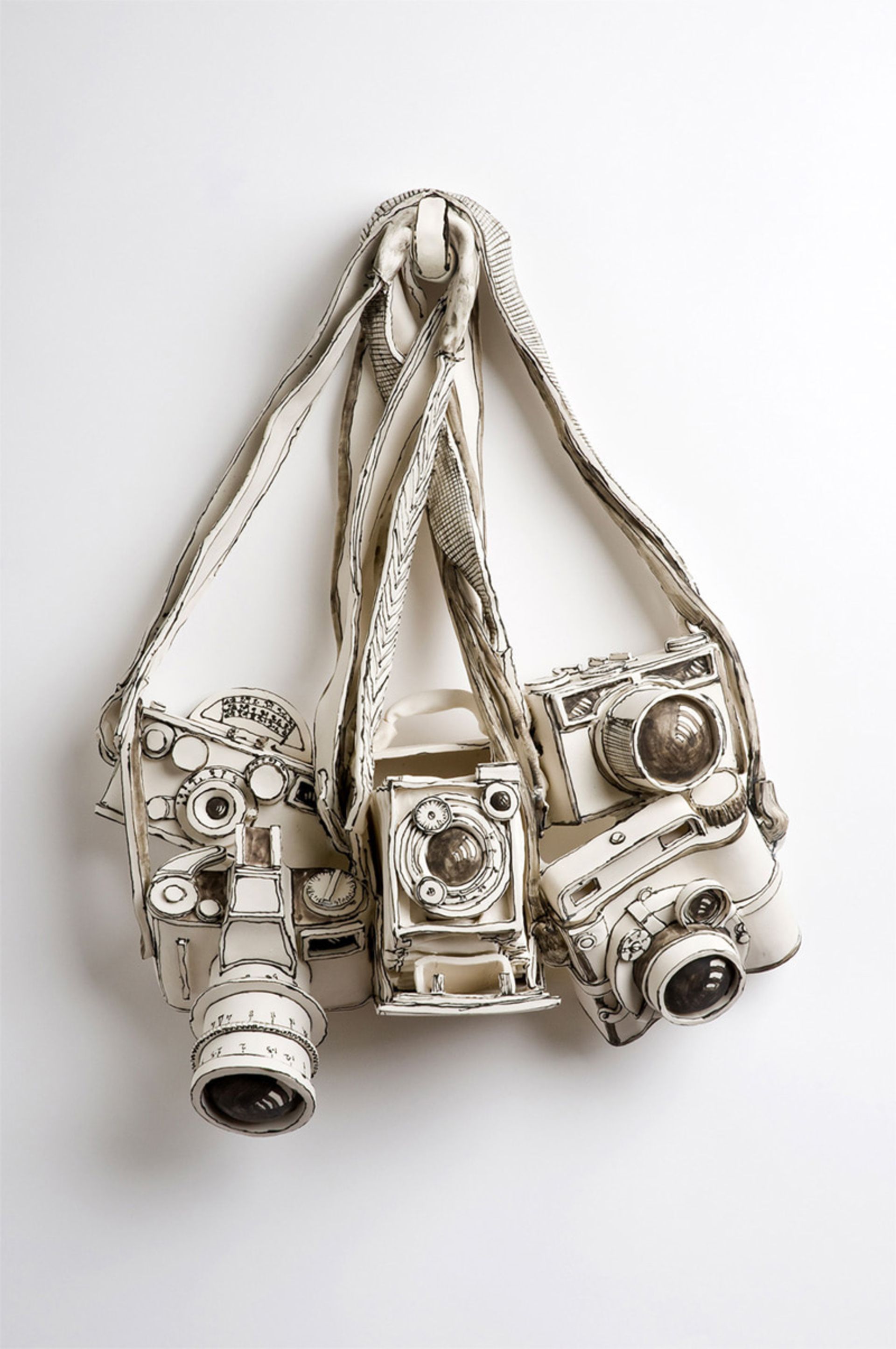 مجسمه دوربین های عکاسی