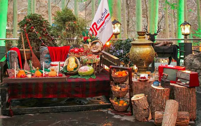 جشن یلدا در رستوران‌کافه ارکیده شعبه جاده چالوس