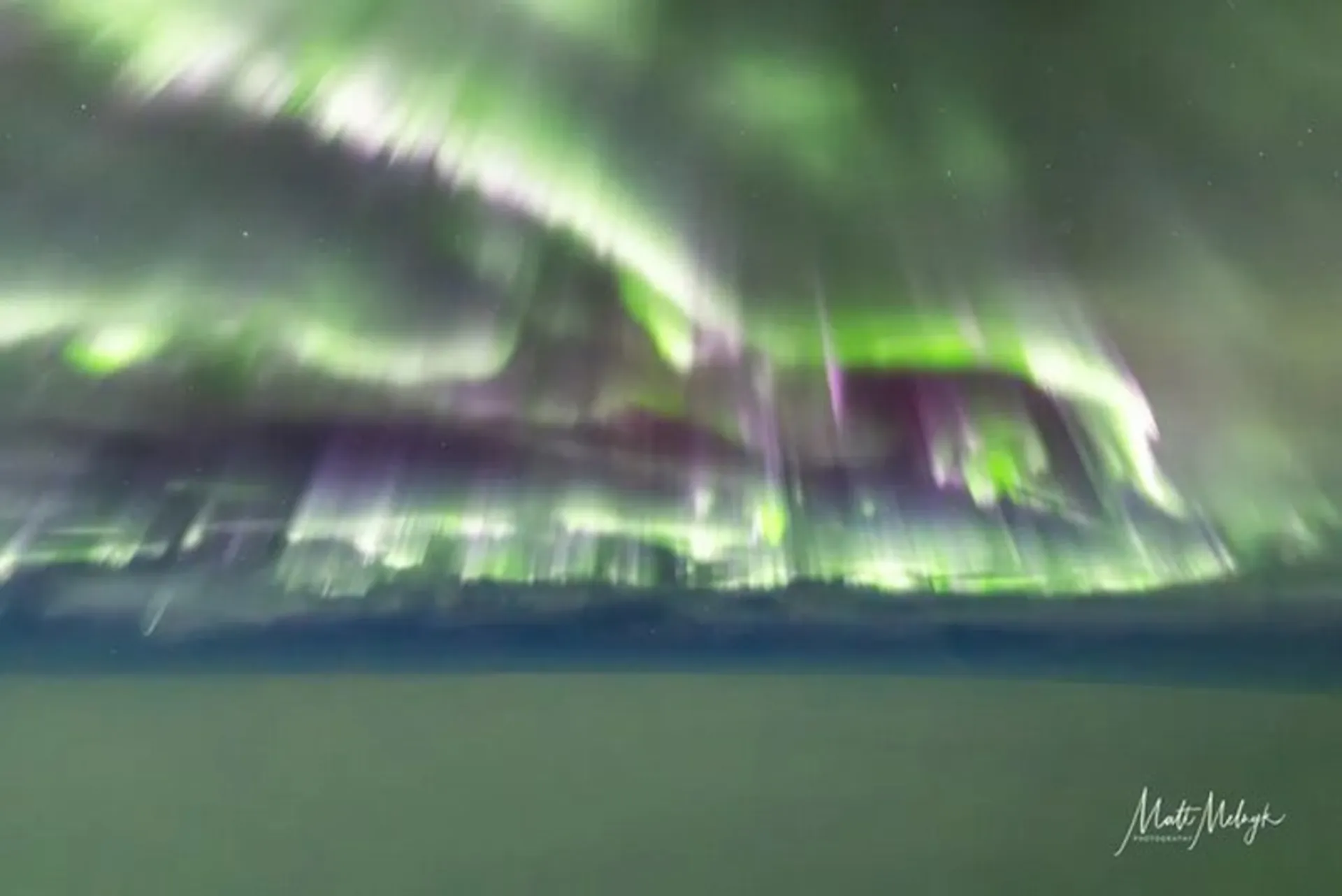 شفق قطبی از نگاه خلبان