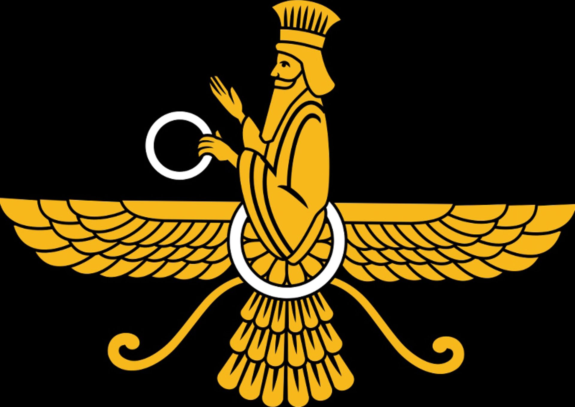 بخش ها و اجزای مختلف نماد فروهر