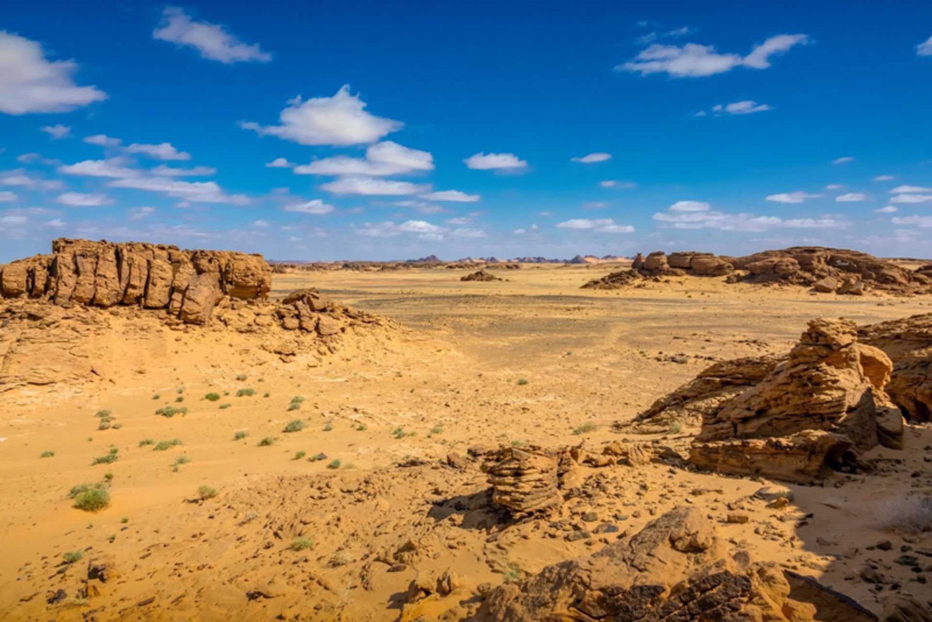 تپه های شنی صحرای الجوف شمالی
