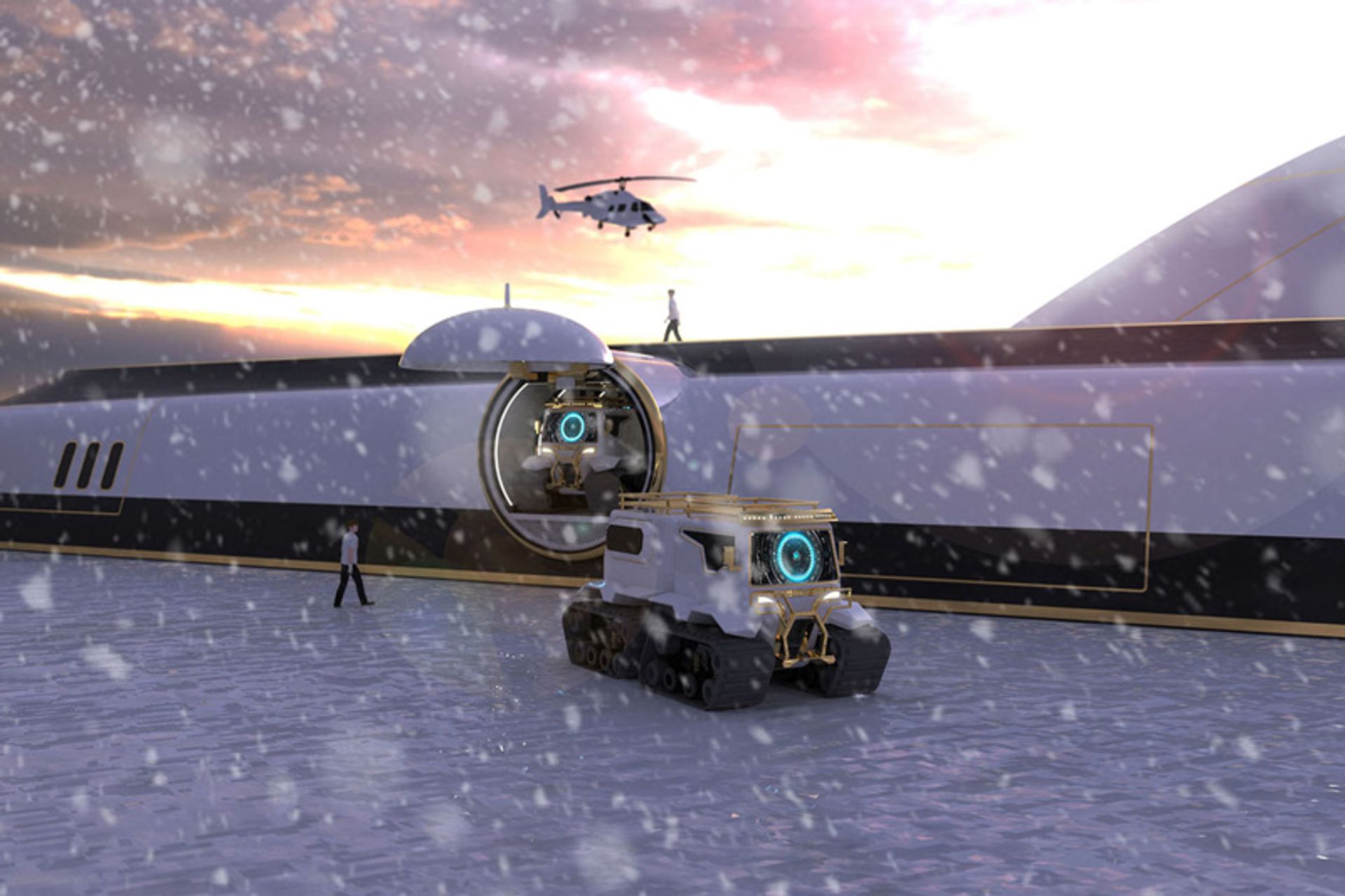 خودروی آفرود کشتی و زیردریایی میگالو M5