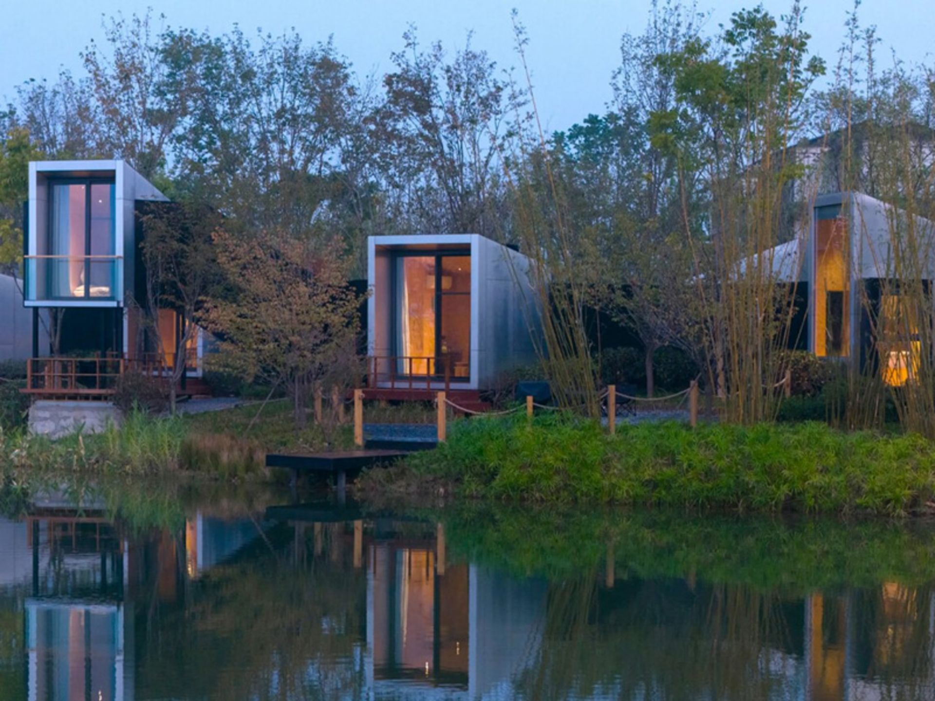 کلبه‌های اقامتگاه کلبه هزارتو چین