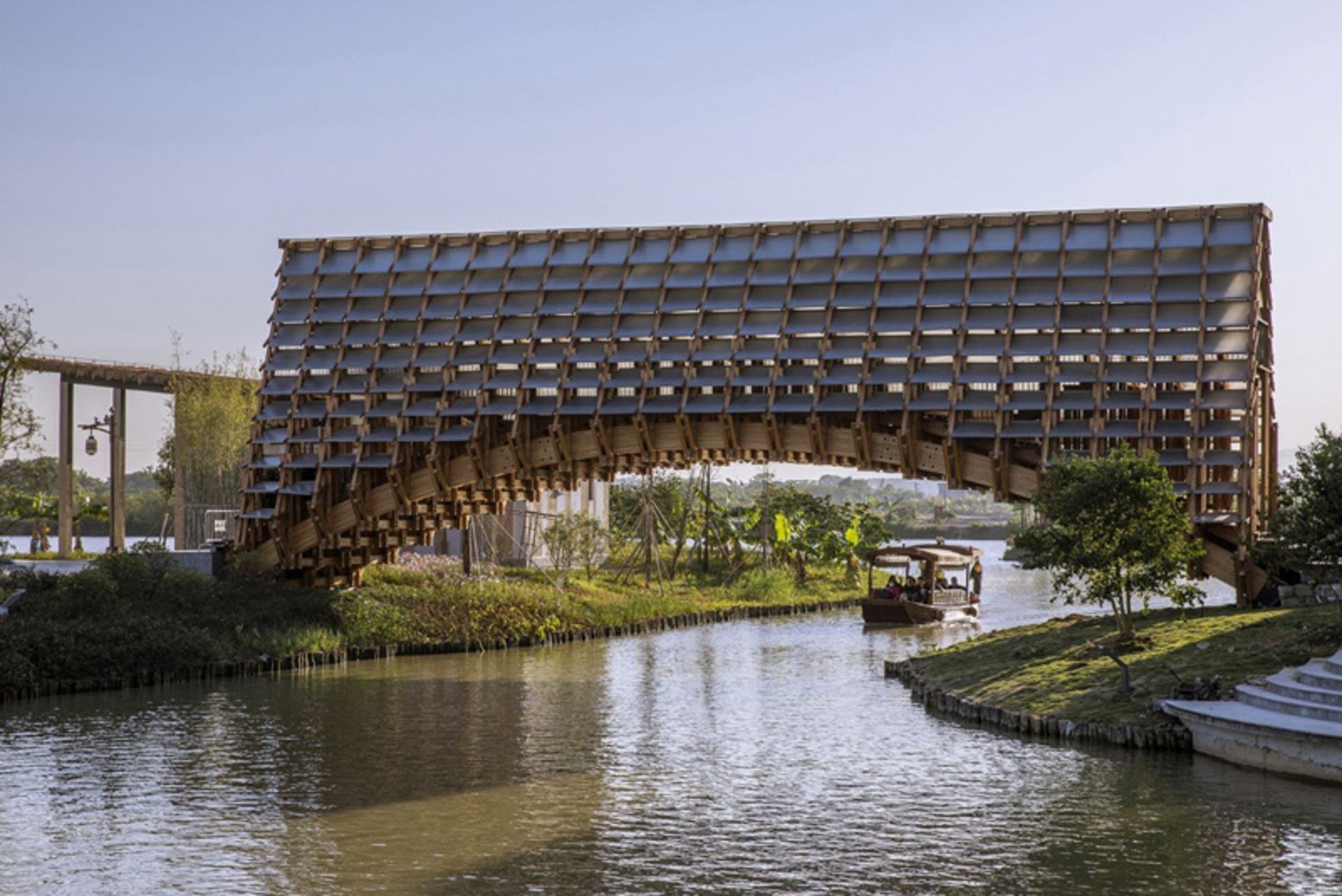 معماری پل چوبی گولو در چین