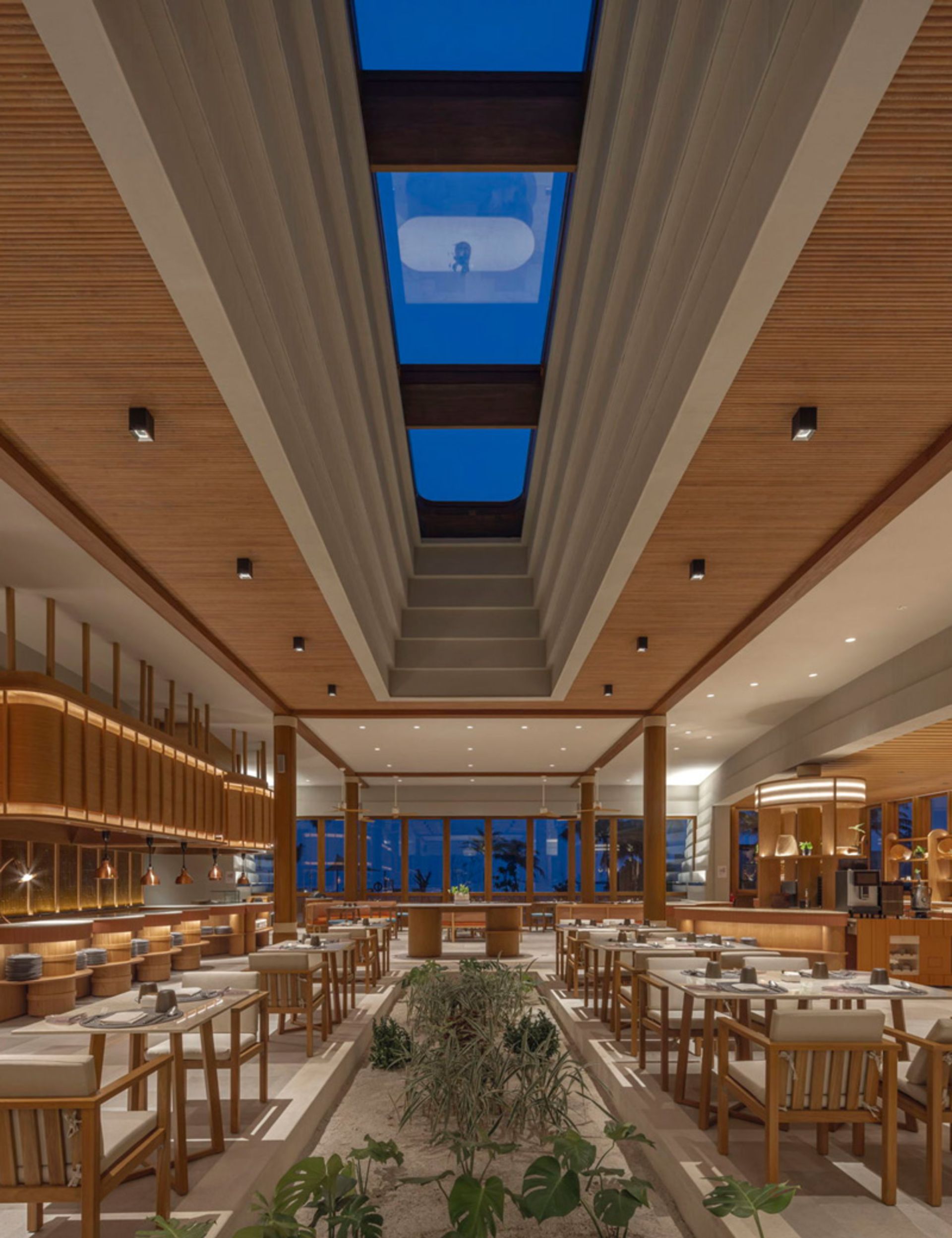 رستوران هتل سنتارا گرند در مالدیو