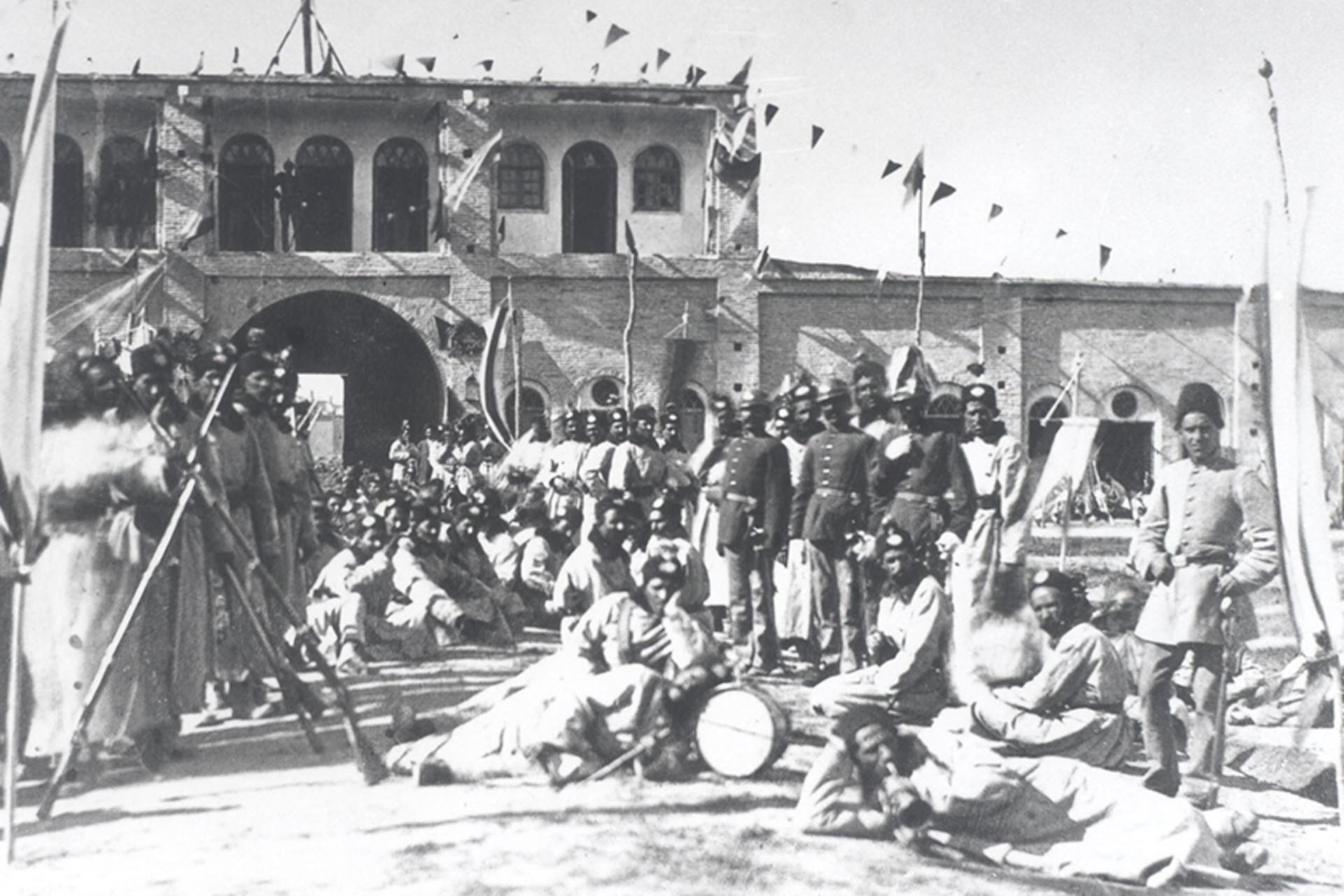 گروه نظامی و دسته موزیکانچی دوره قاجار