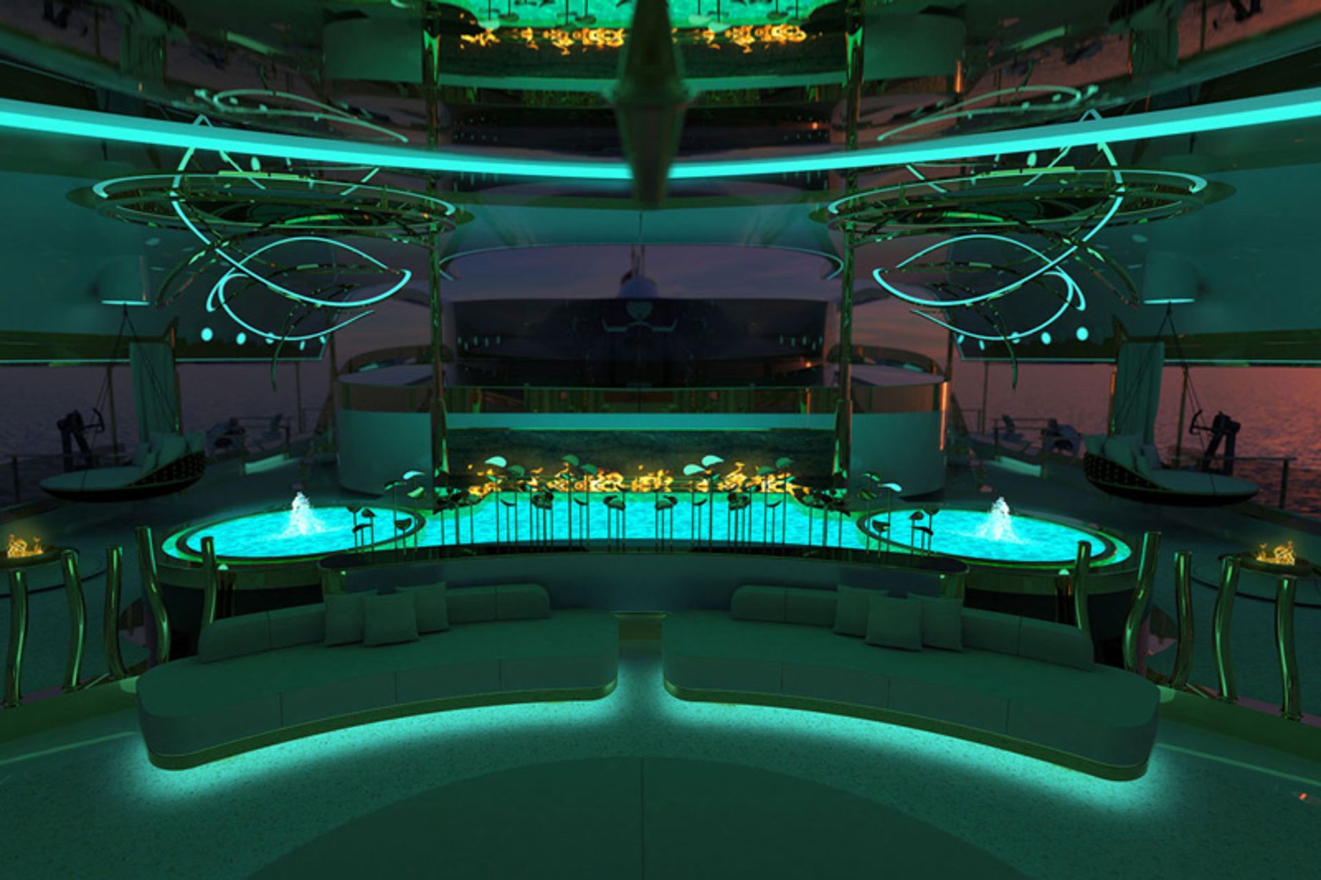 جکوزی کشتی و زیردریایی میگالو M5