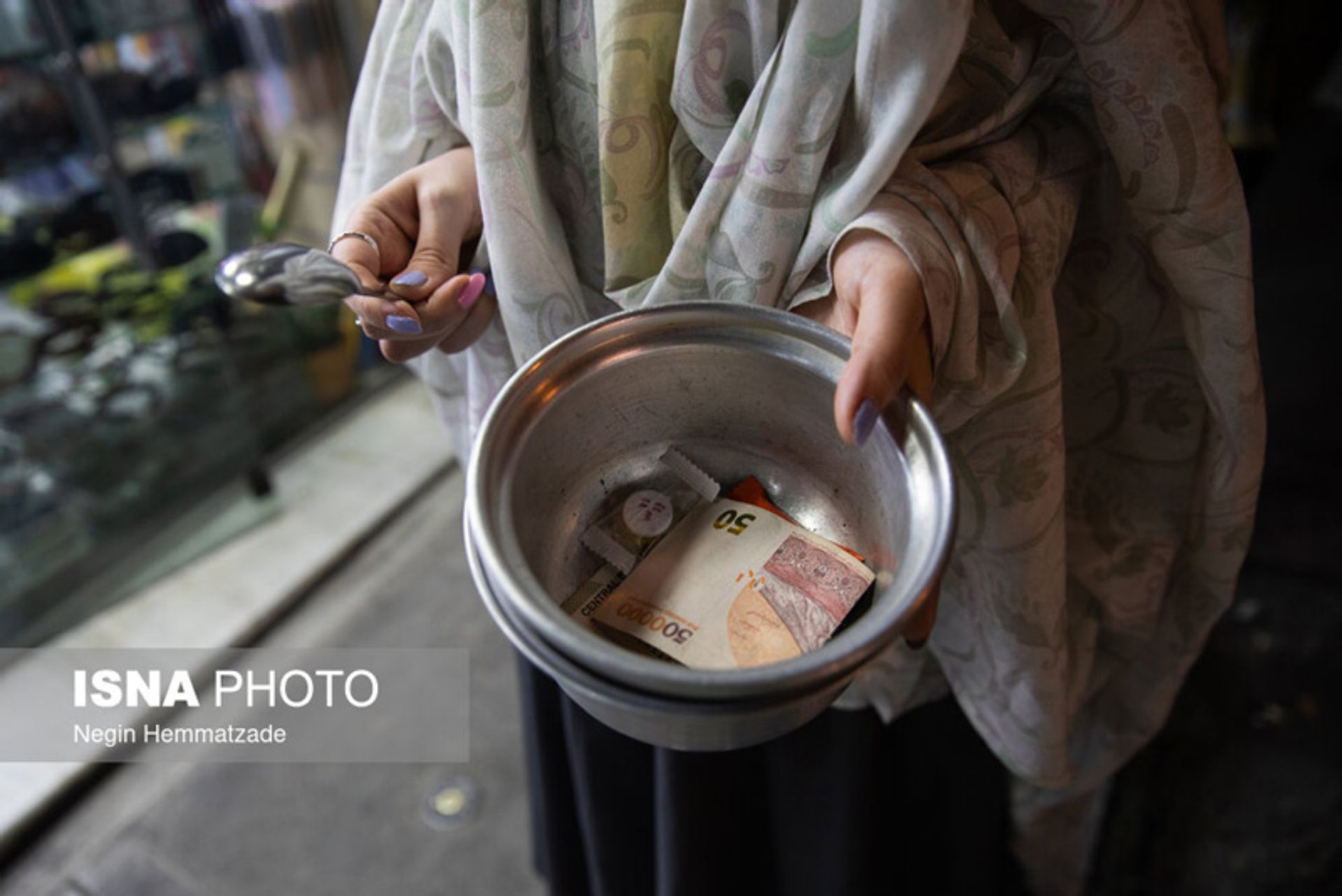 قاشق زنی چهارشنبه سوری در تهران