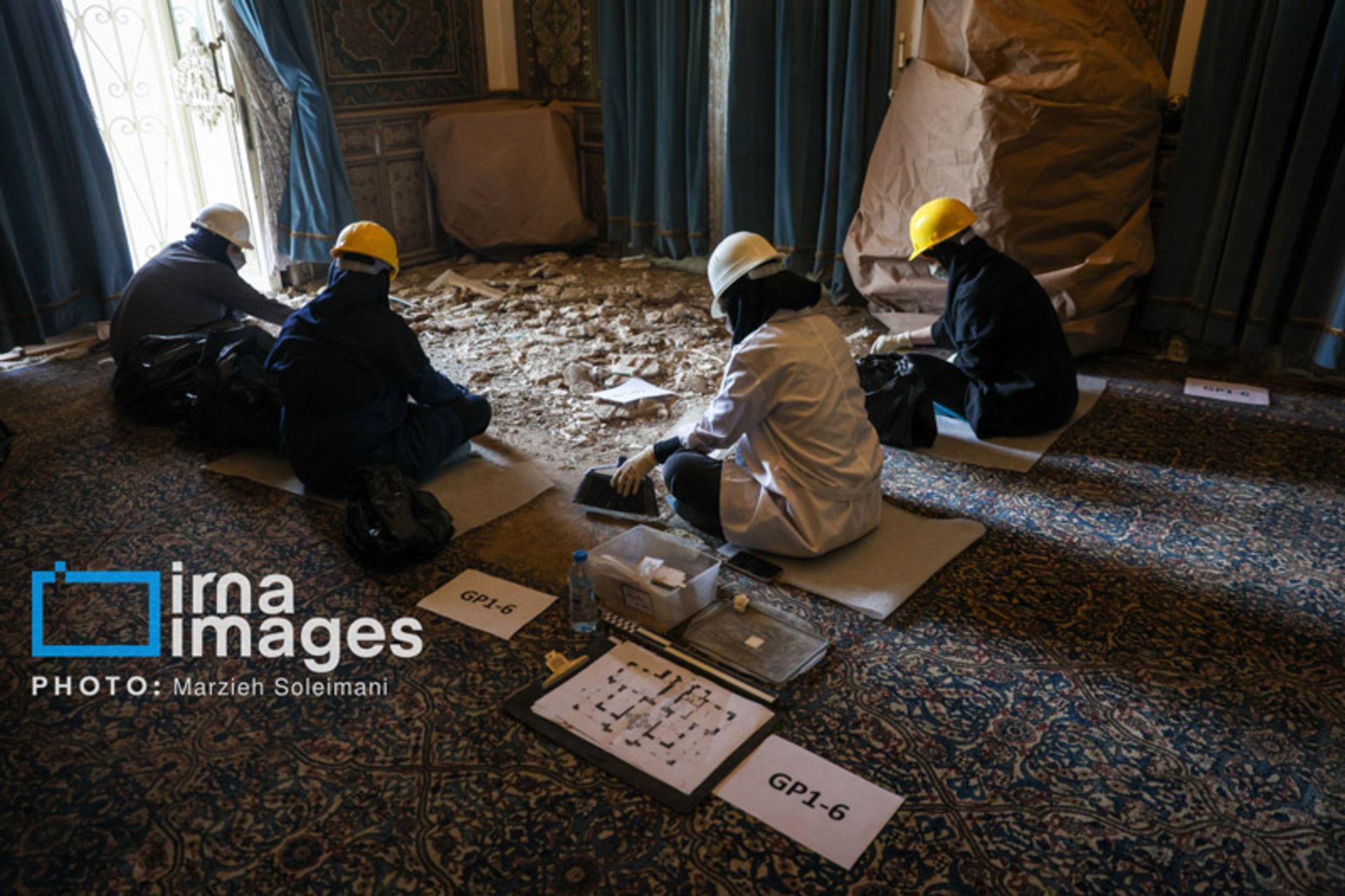 آسیب جنگ به کاخ سعدآباد