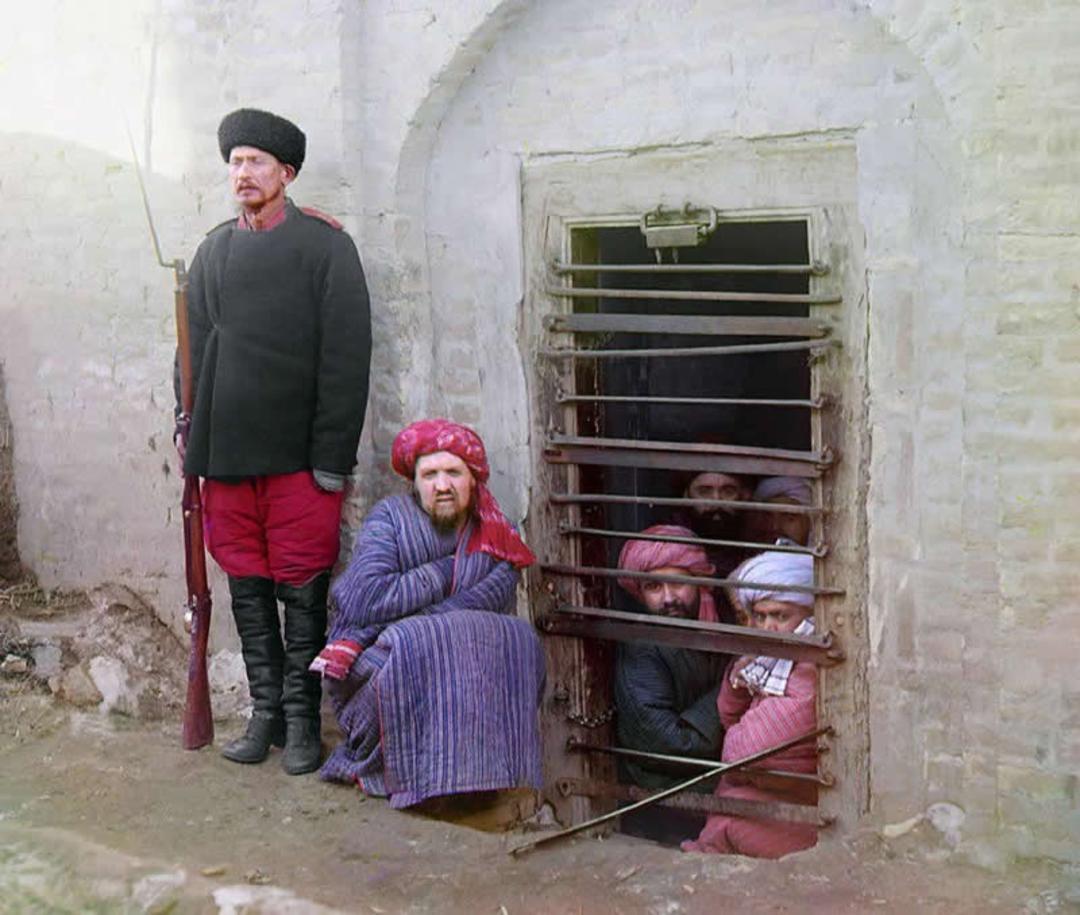 سال ۱۹۰۷ زندانی در بخارا، ازبکستان