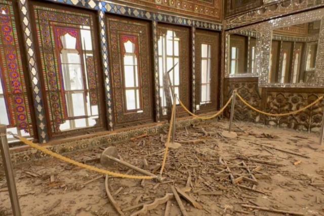 تخریب کاخ گلستان 