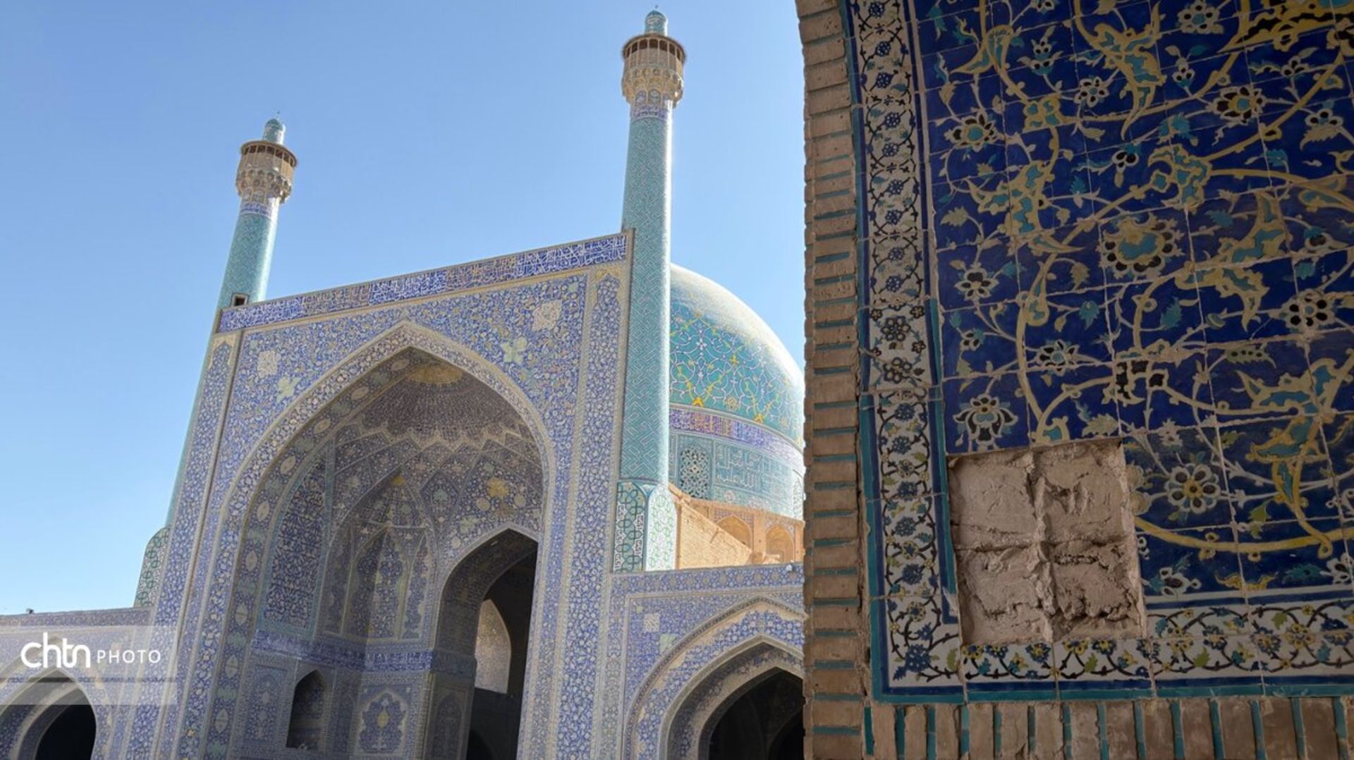 آسیب حمله به مسجد شاه نقش جهان 