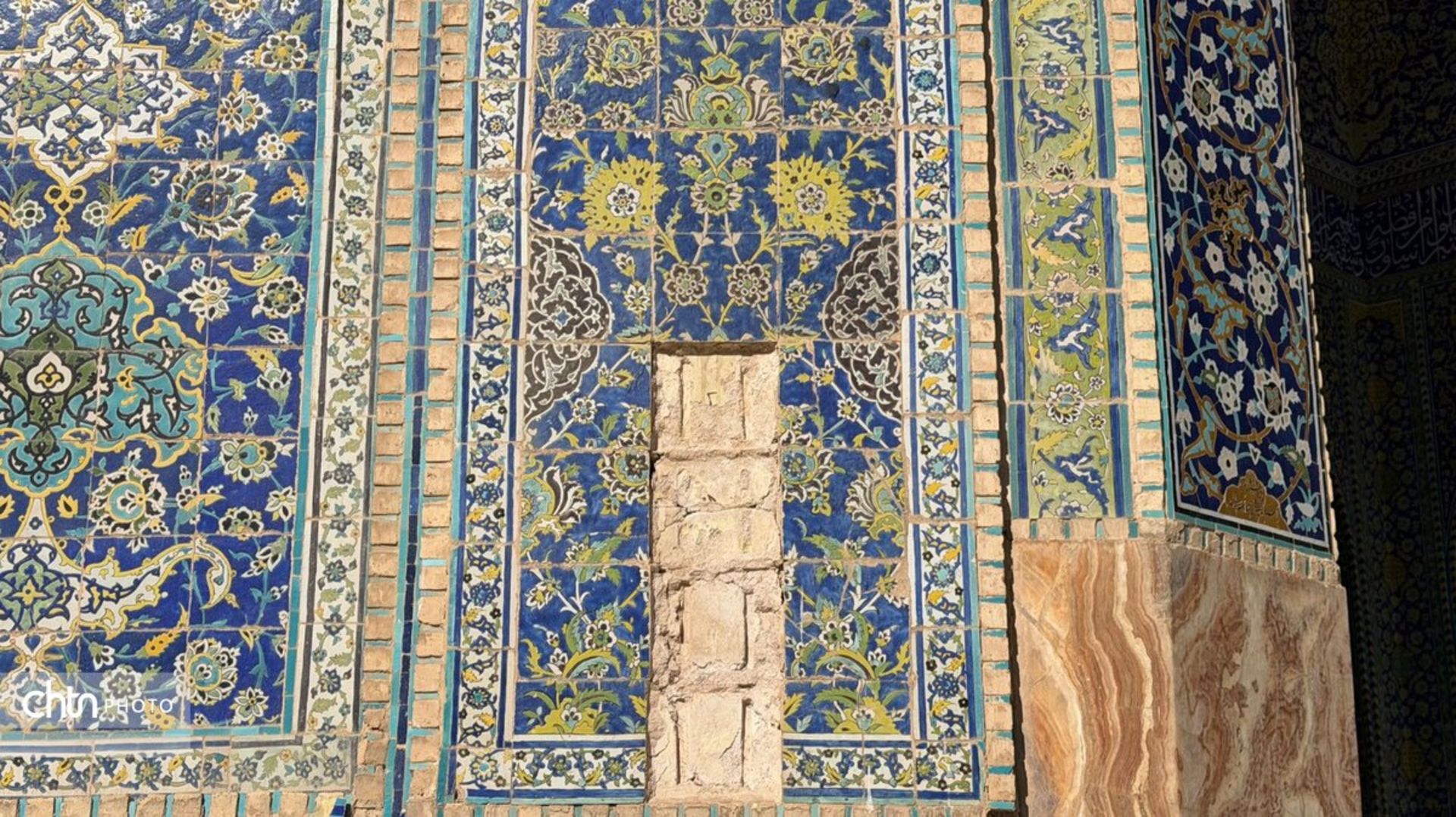 آسیب حمله به مسجد شاه نقش جهان 
