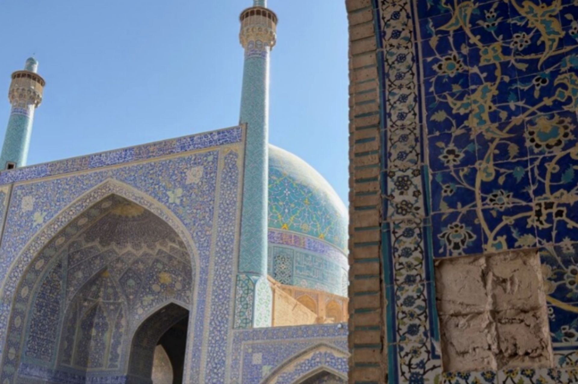 آسیب حمله به مسجد شاه نقش جهان 