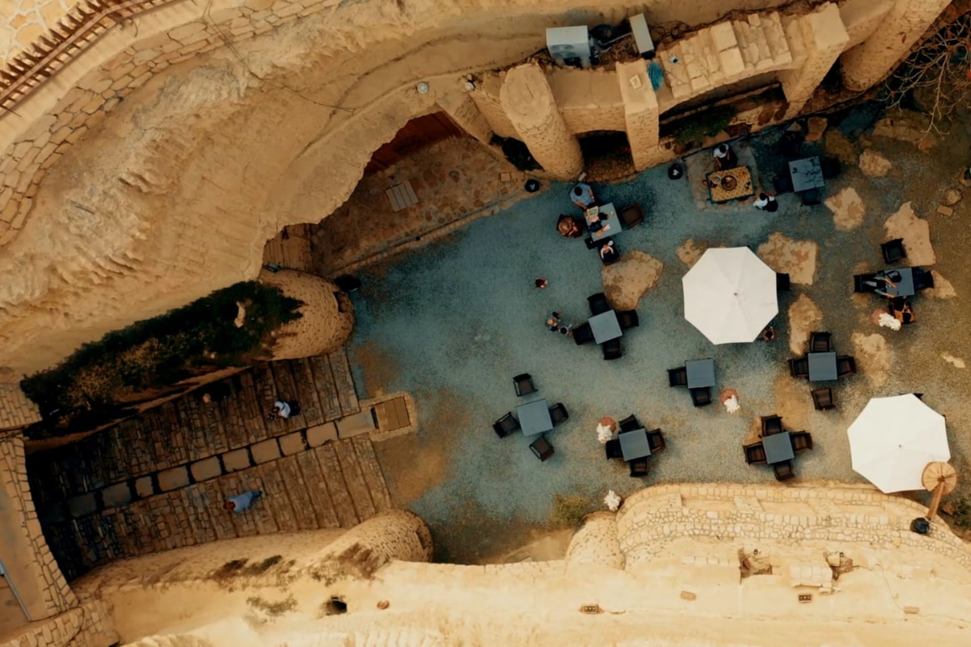 عکس هوایی از شهر کاریز کیش