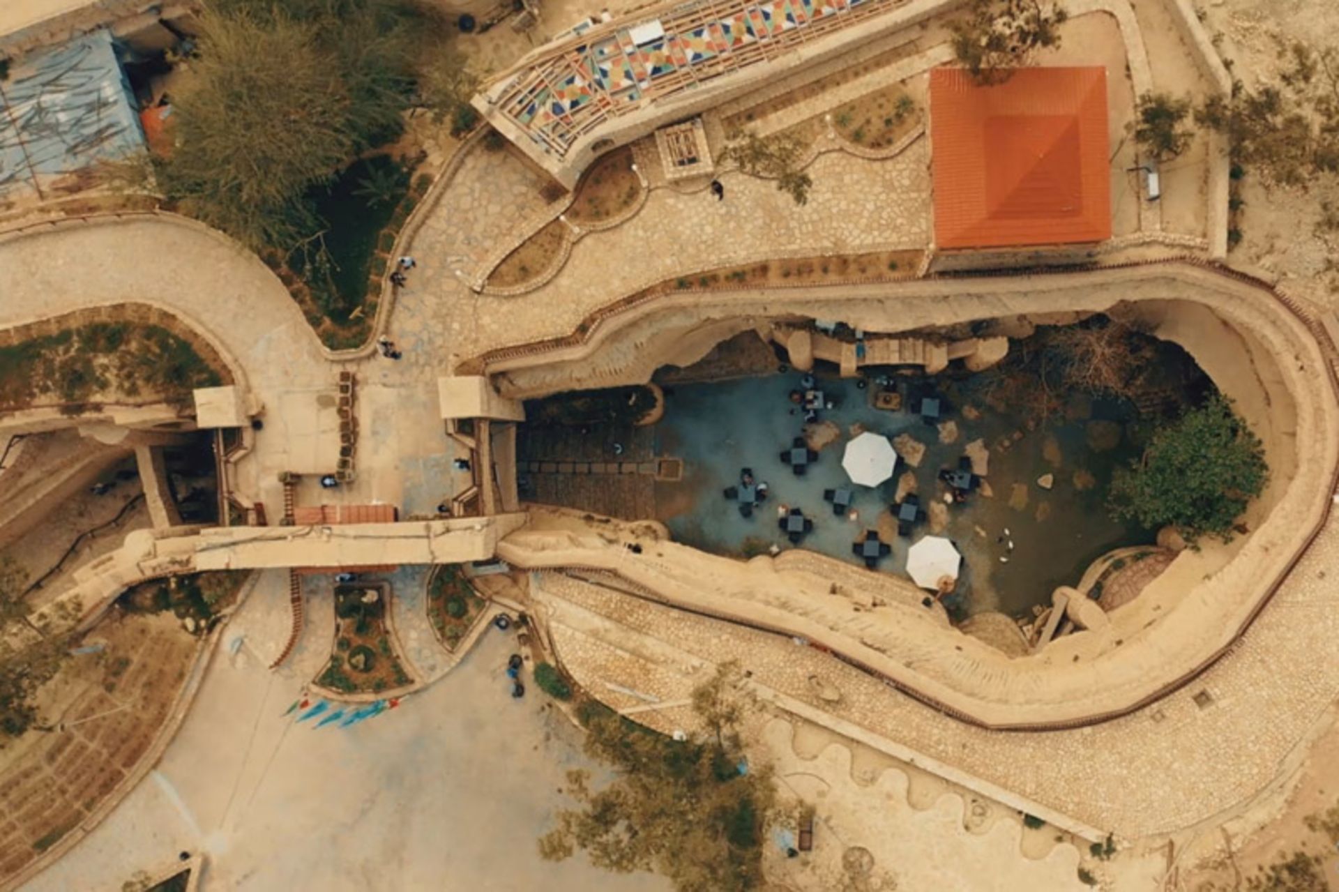 عکس هوایی شهر کاریز کیش