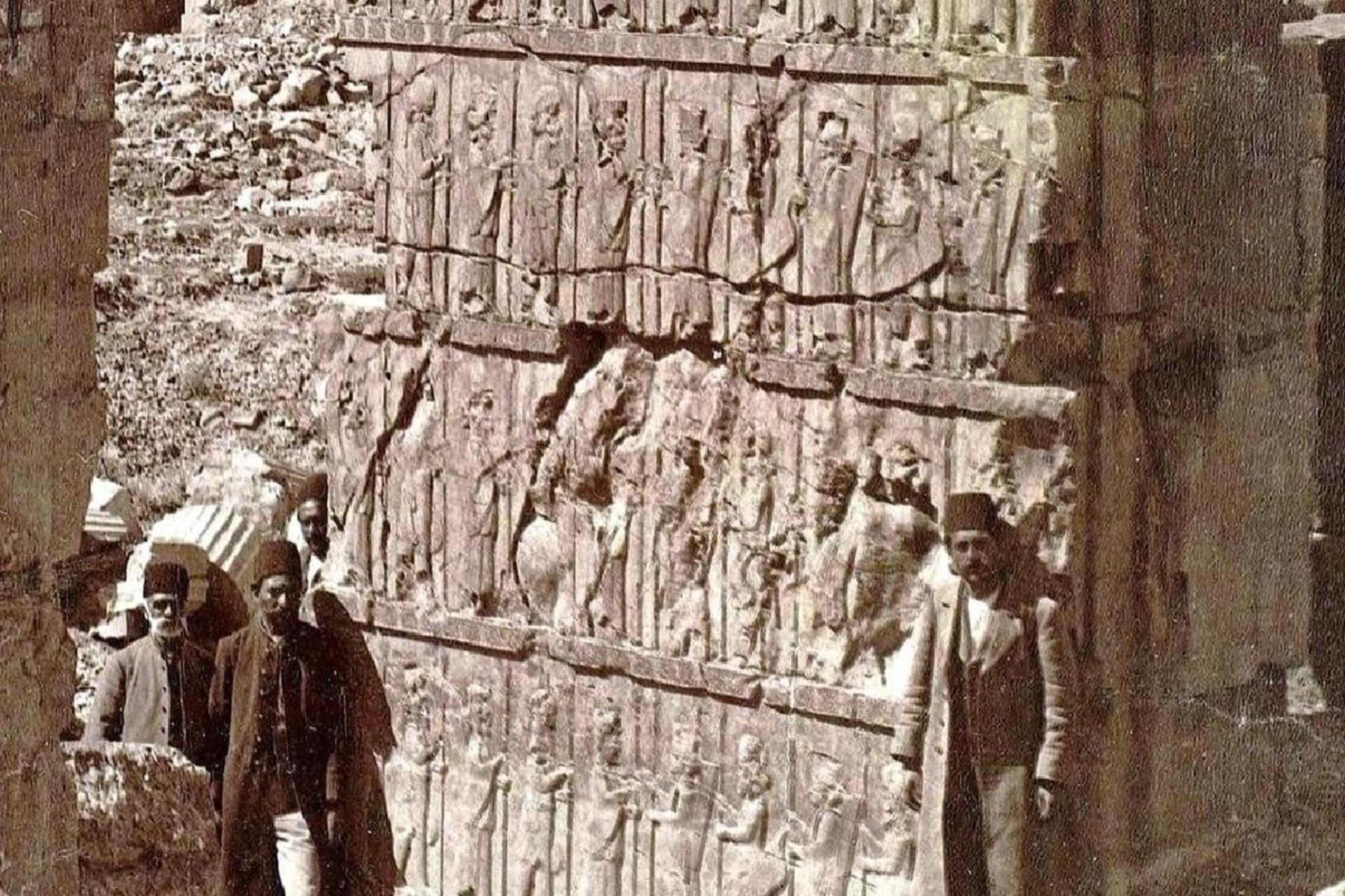 عکس قدیمی از تخت جمشید