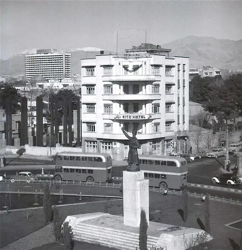 عکس قدیمی میدان فردوسی