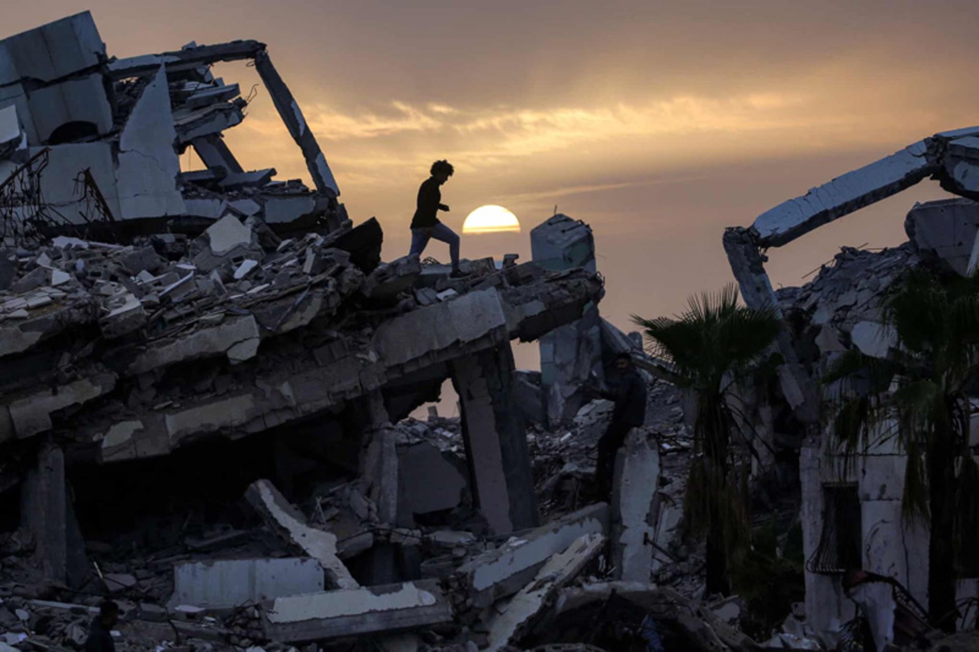 ویرانه‌های جنگ در غزه