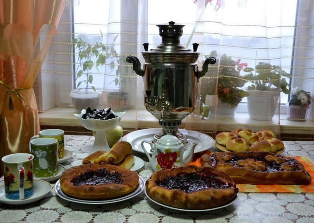 نوشیدن چای روسیه
