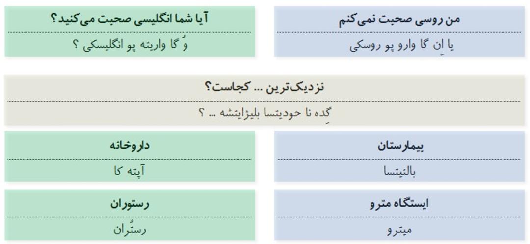 زبان روسی 3