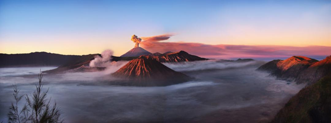 آتشفشان Bromo در شرق جاوا