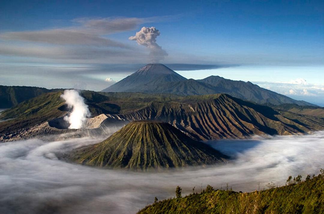 آتشفشان Bromo در شرق جاوا