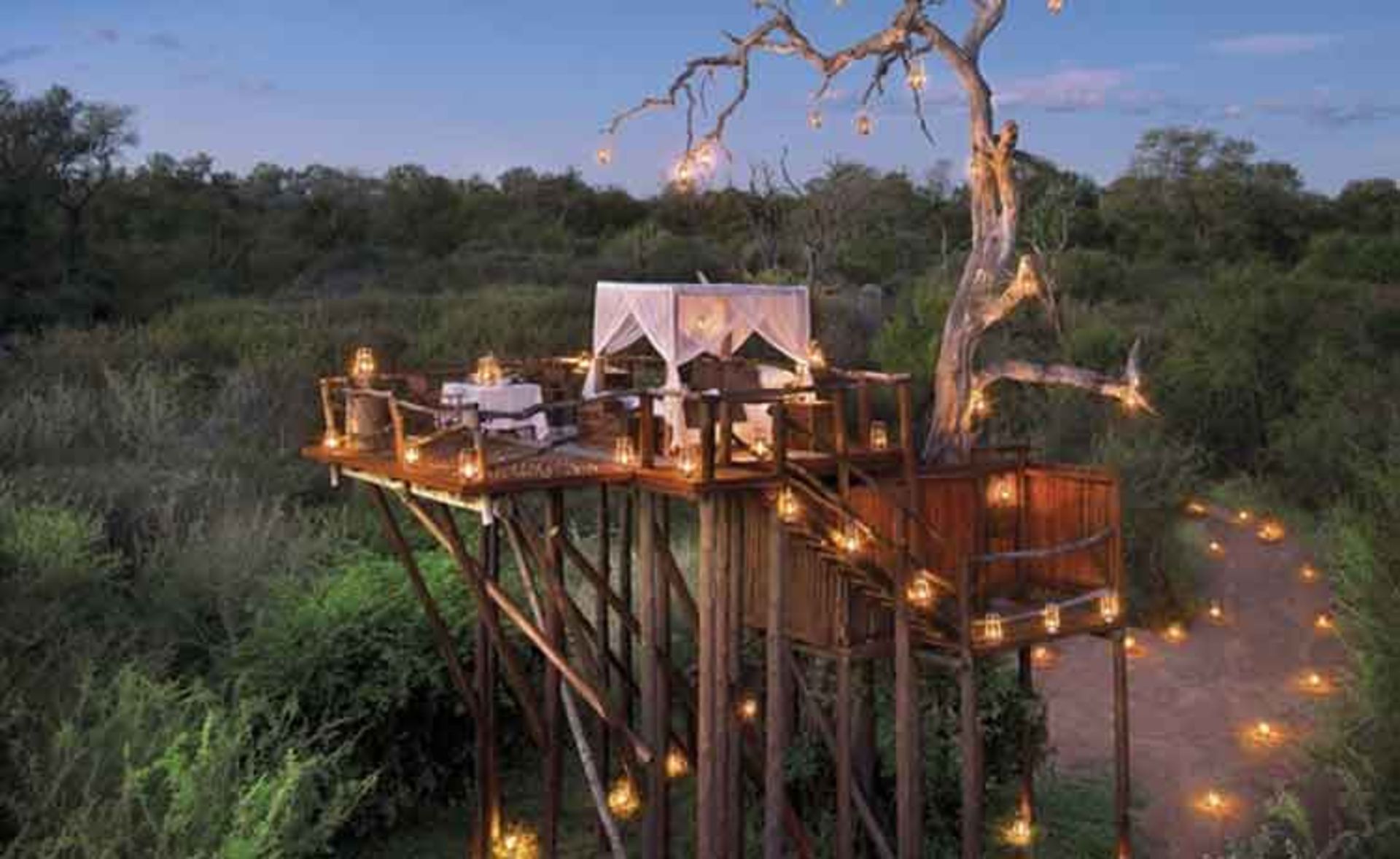 Lion Sands' Chalkley Tree House, Kruger National Park, South Africa
