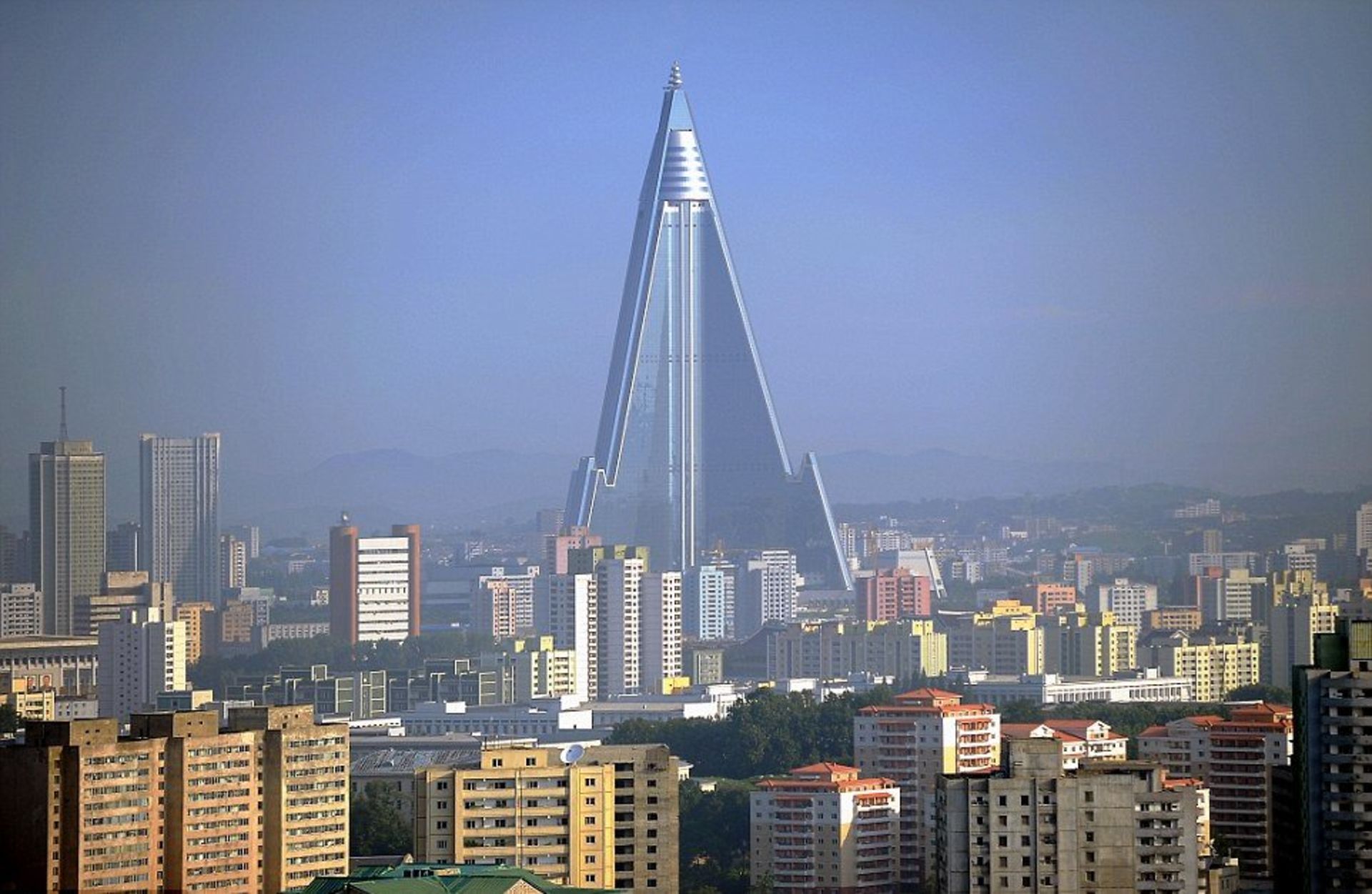 Ryugyong Hotel, Pyongyang, North Korea
